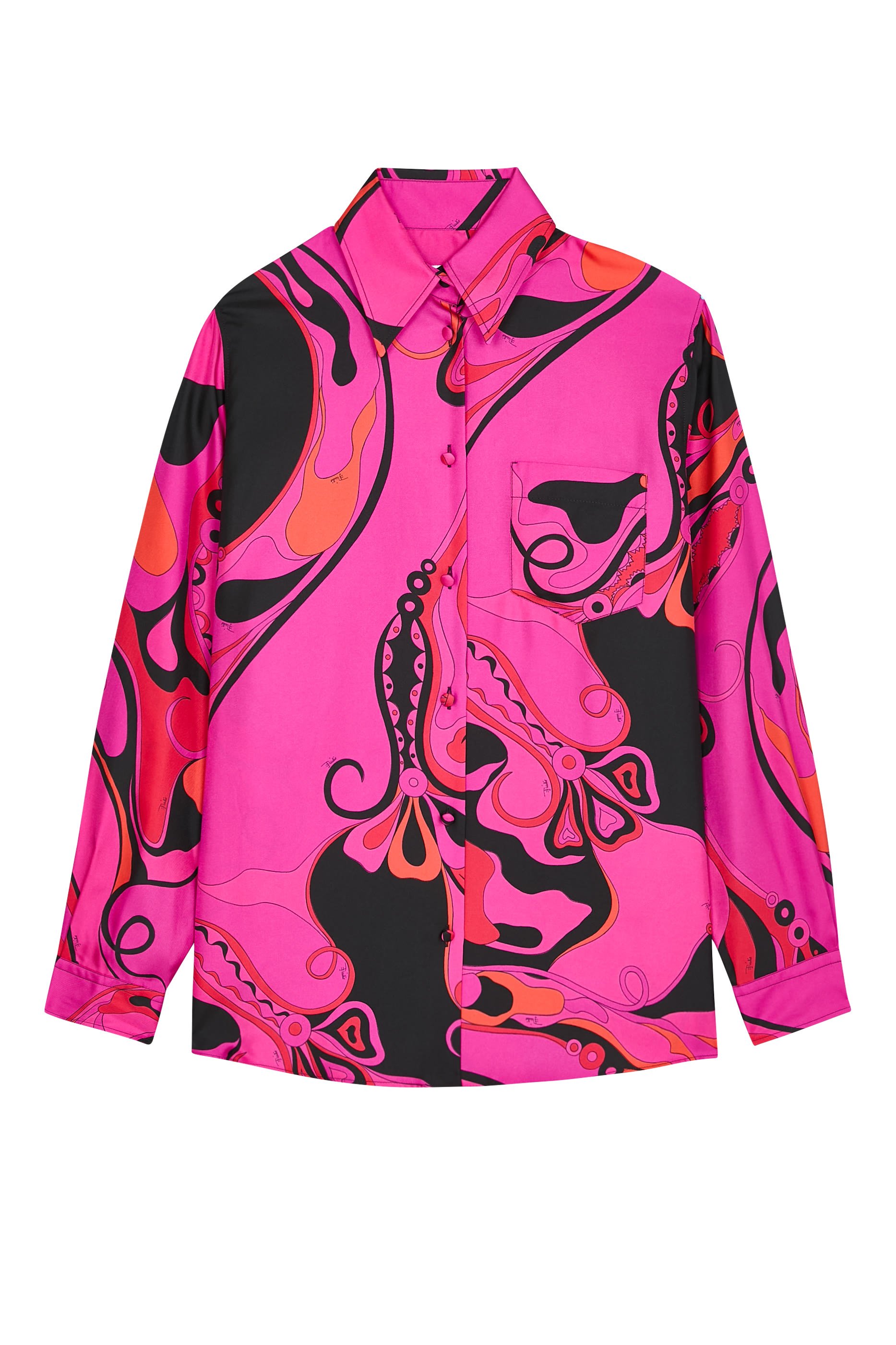 Orchidee Print Shirt