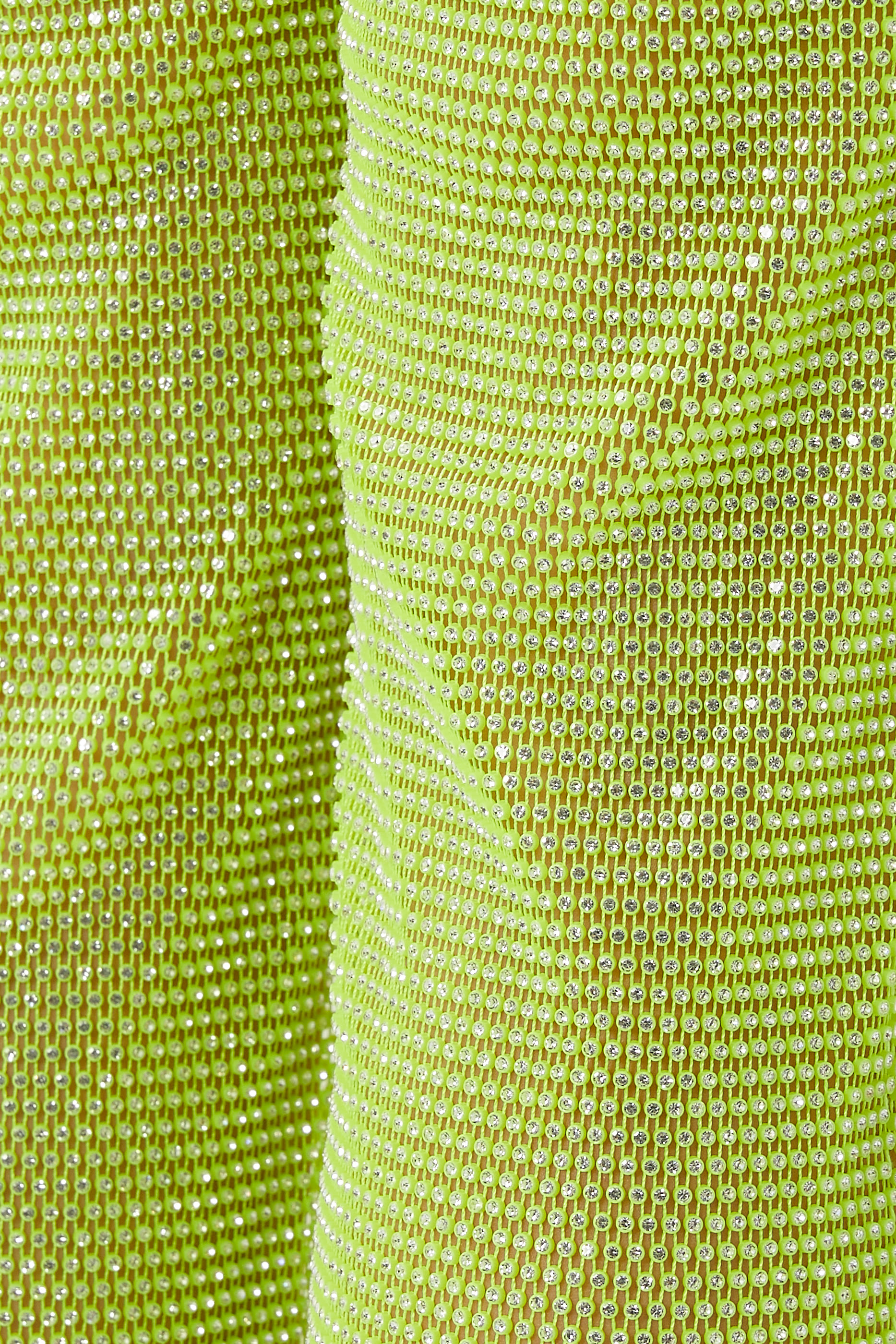 Rhinestone Mesh Pants