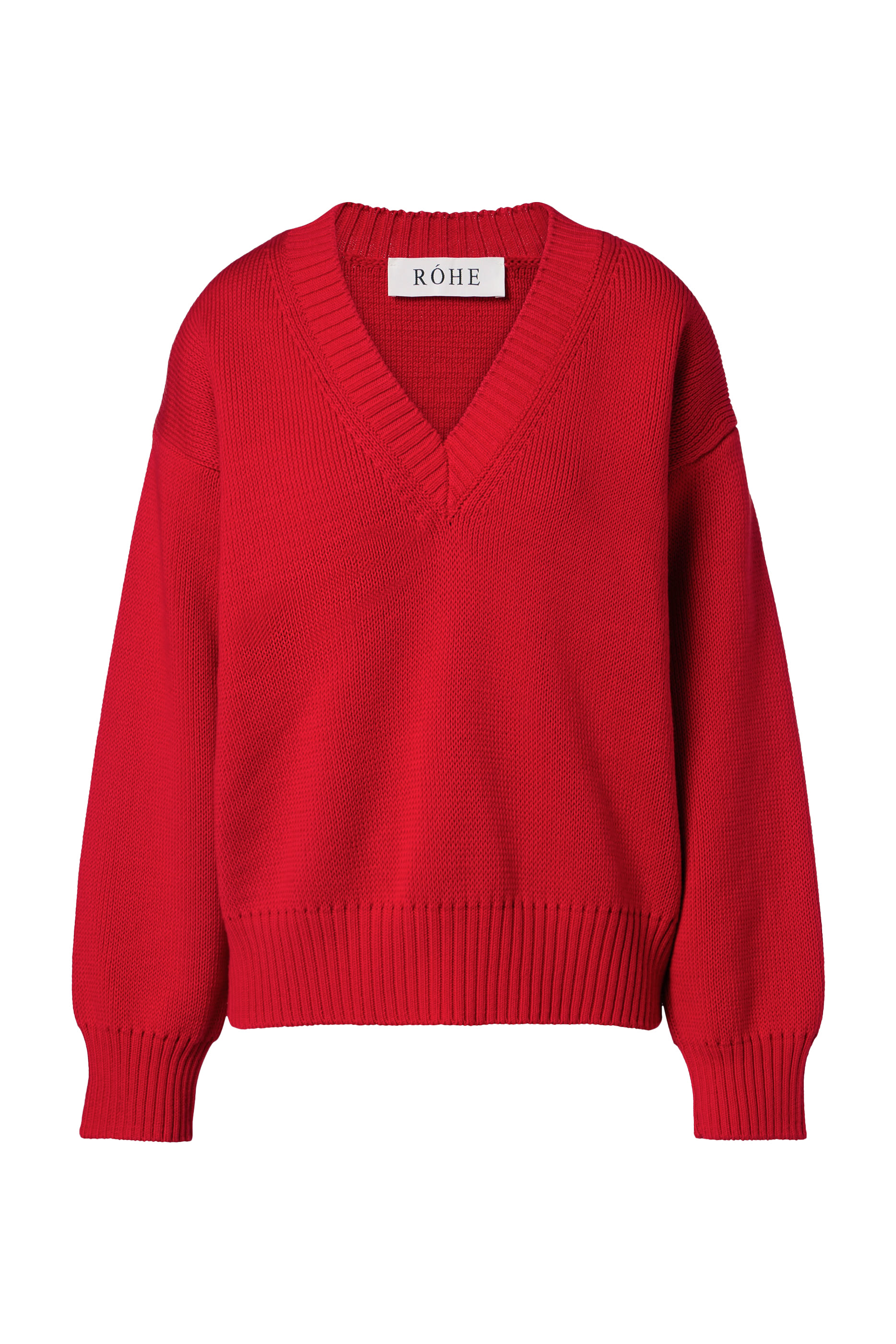 V-Neck Knitted Jumper