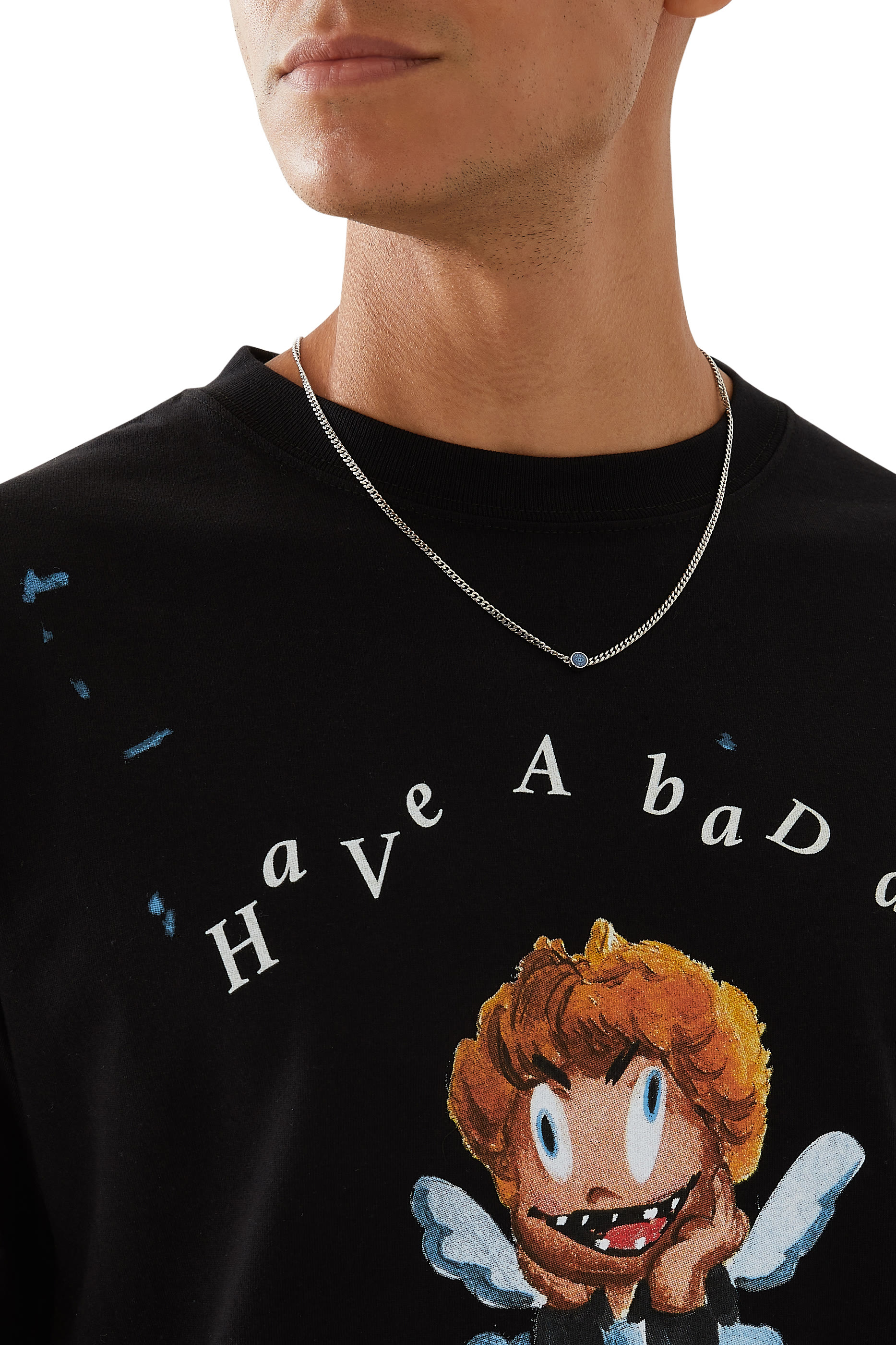 Eye of Time Type Chain Necklace