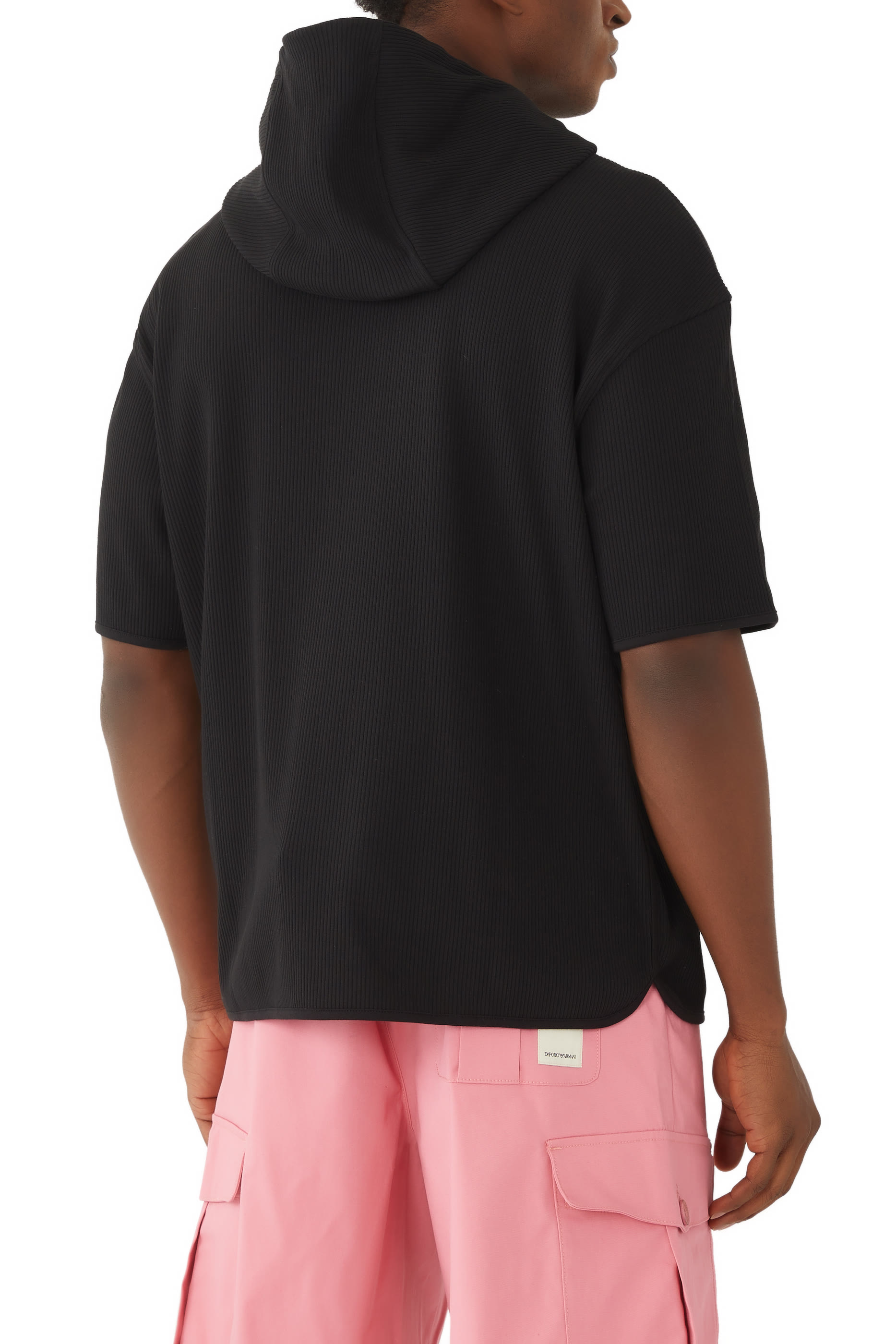 Micro Eagle Logo Hooded Sweatshirt