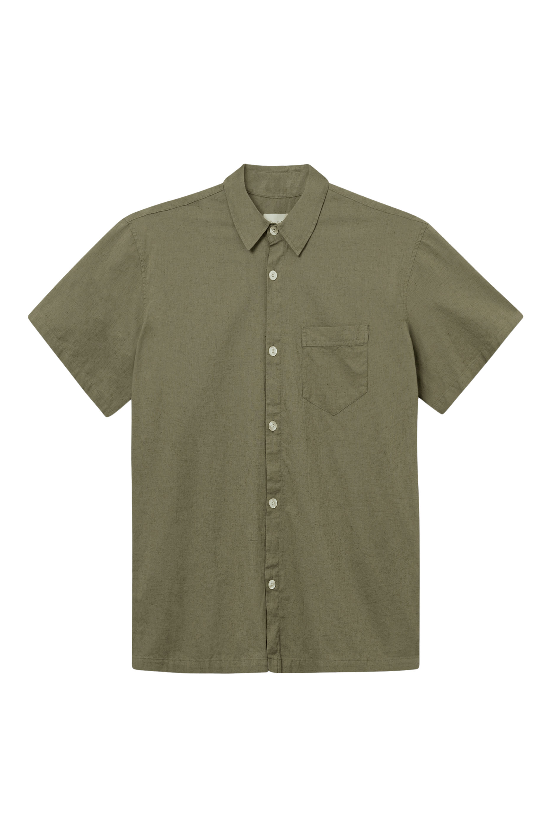 Serene Linen Short Sleeves Shirt