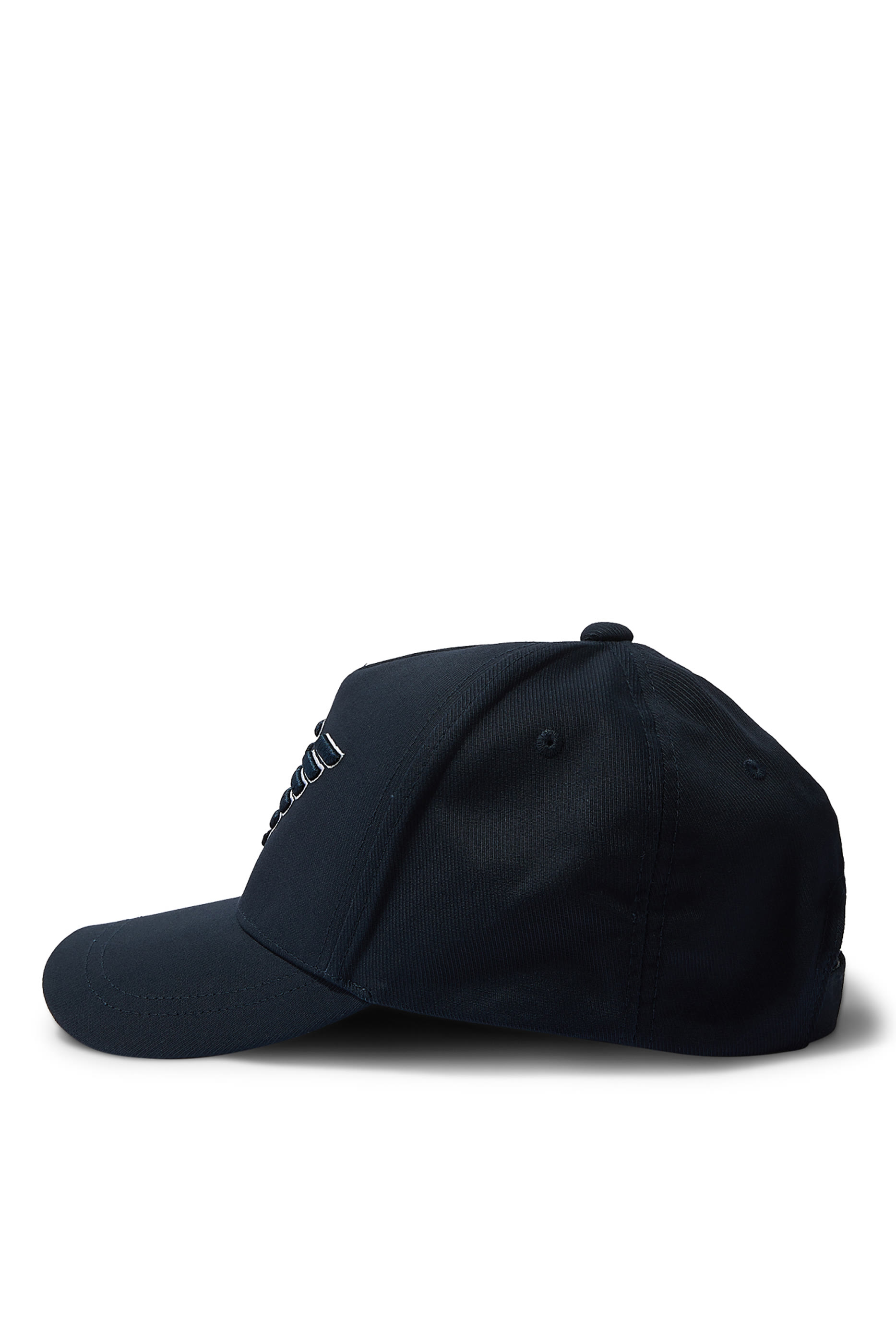 Baseball Cap with Embroidered Oversized Eagle