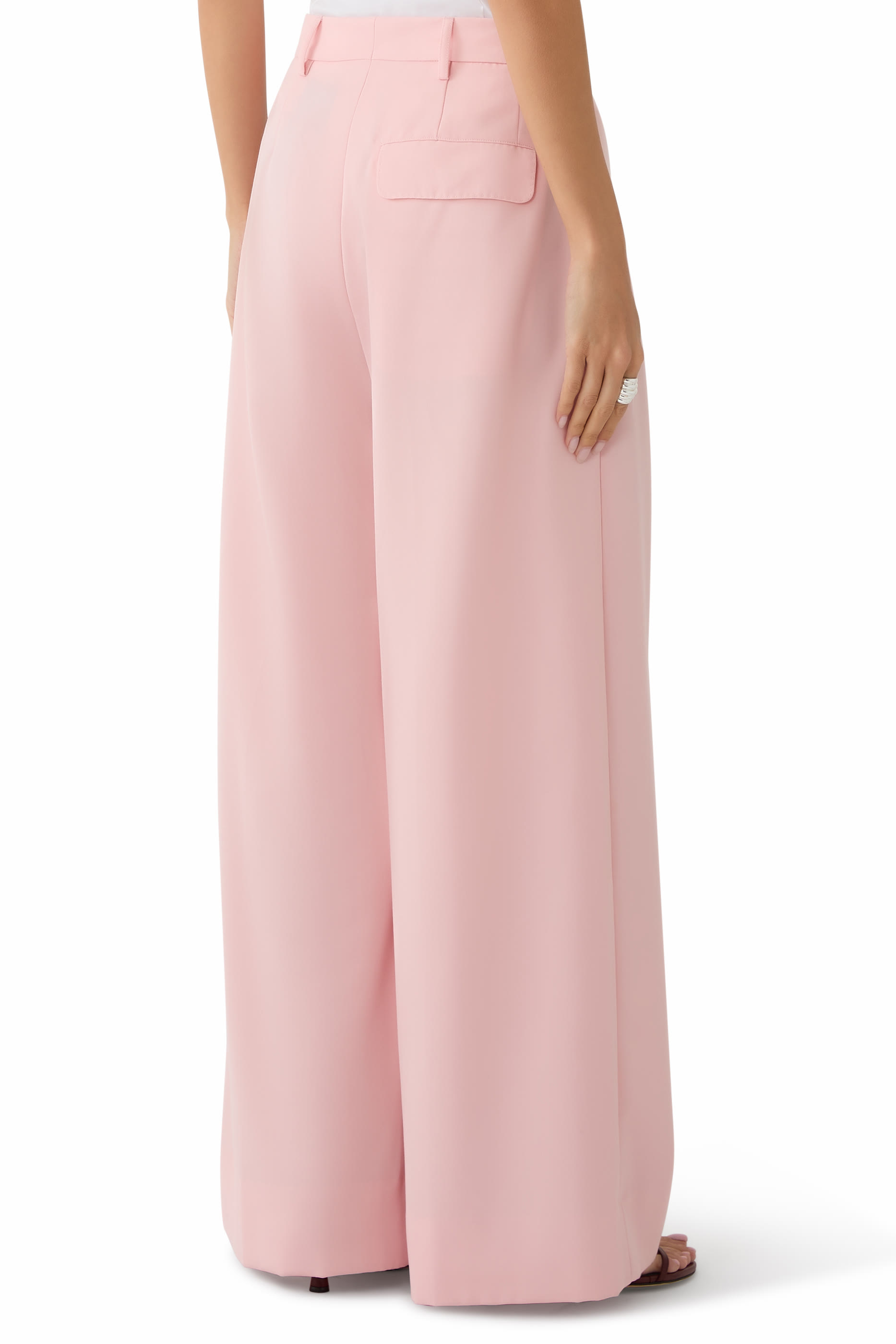 Bow Detail Puddle Trousers 