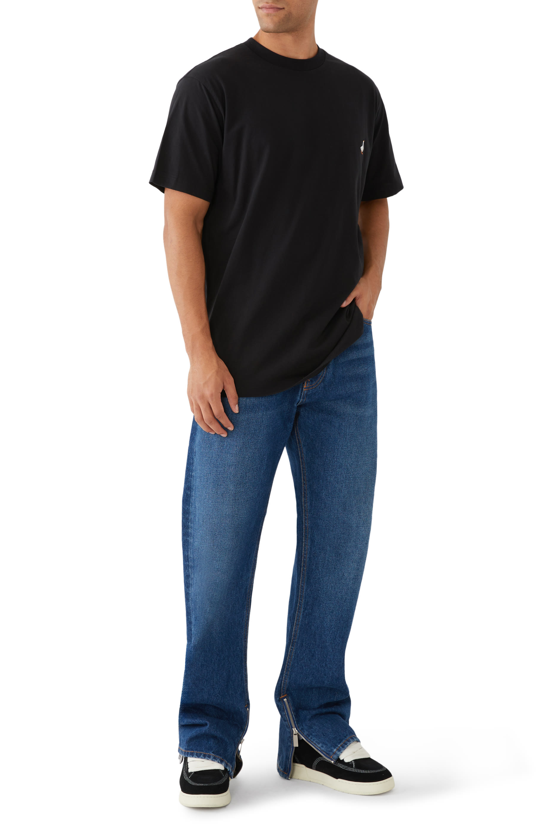 Goose Embroidery T-Shirt