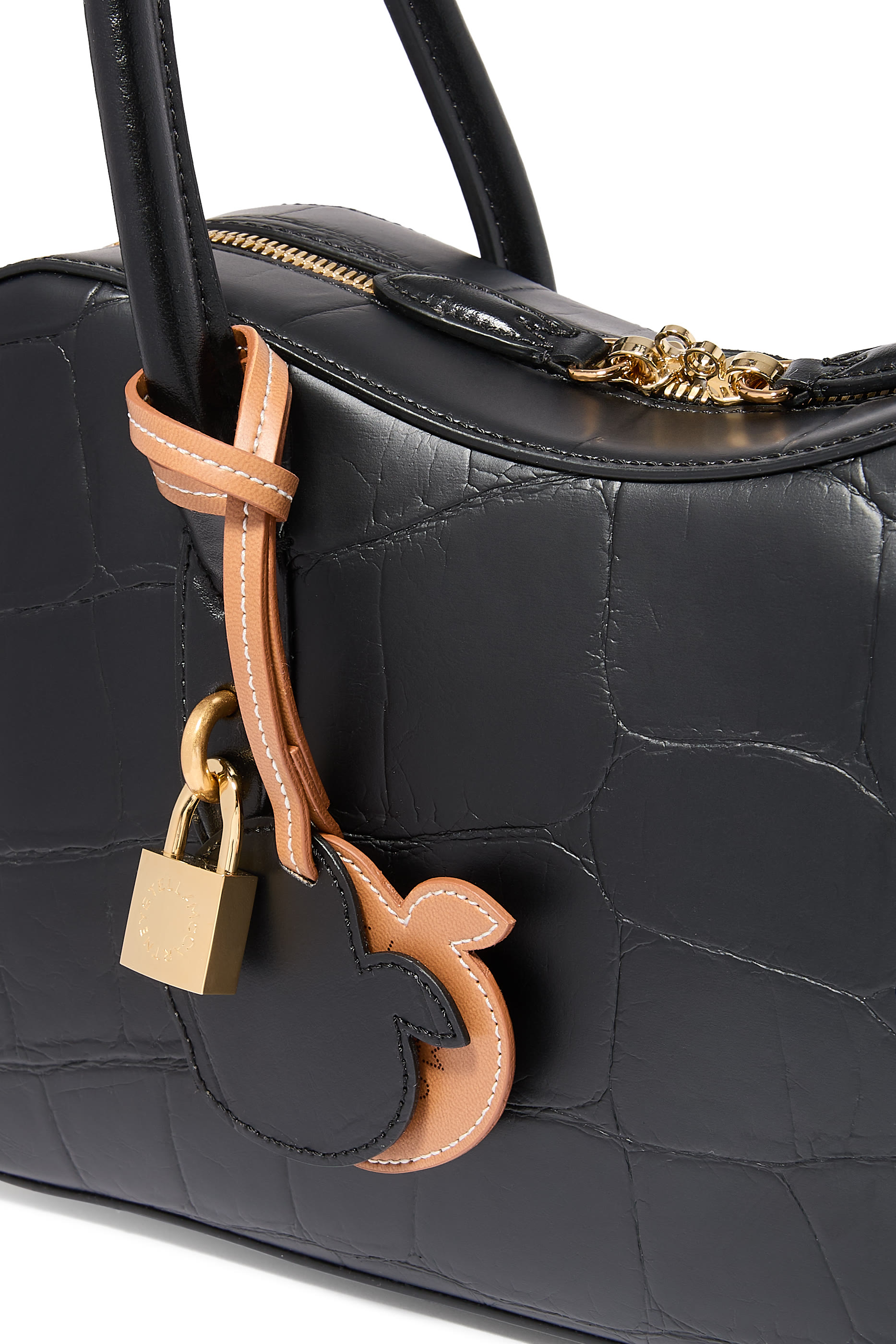 Ryder Crocodile-Embossed Shoulder Bag