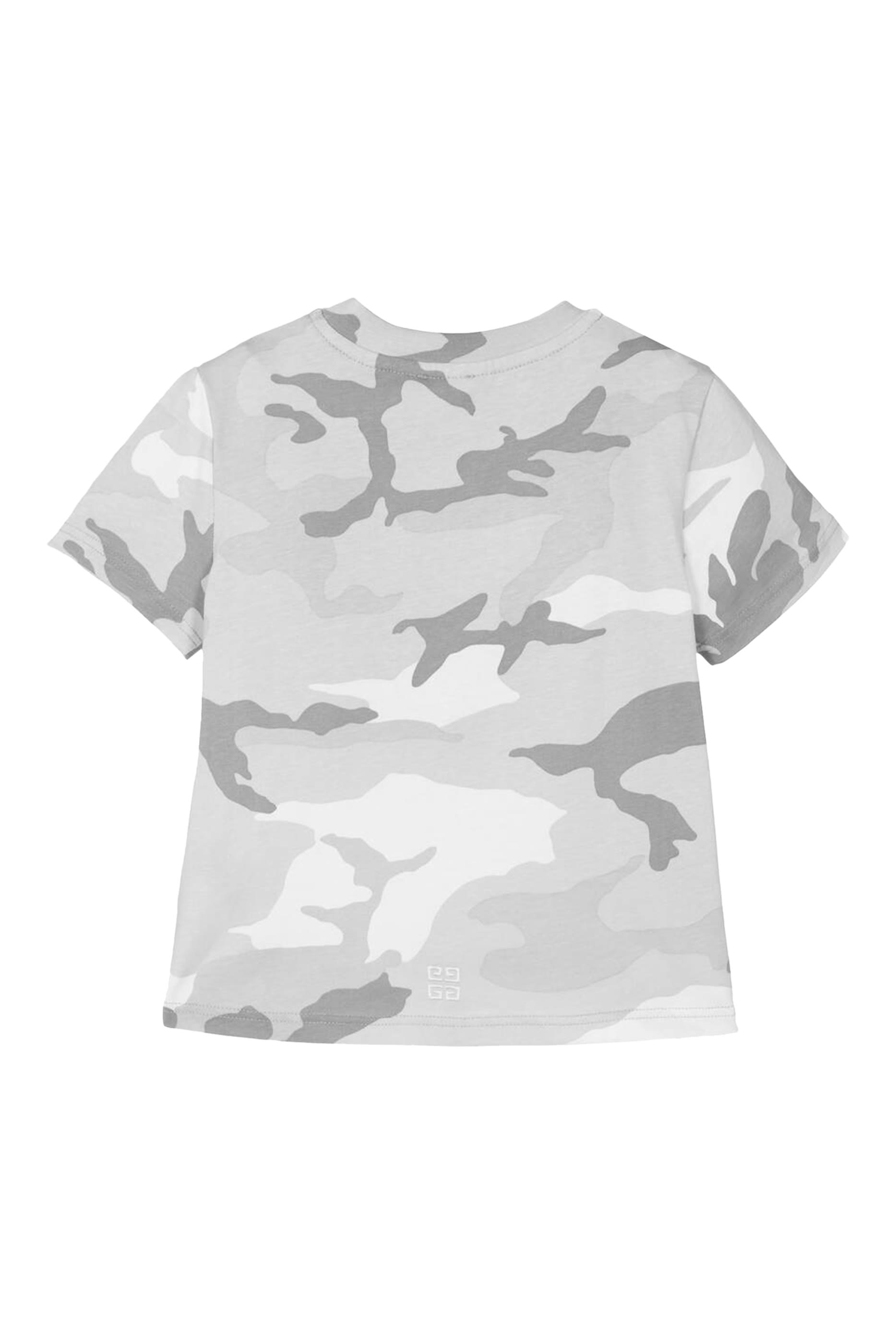 Kids Camo Print Logo T-Shirt