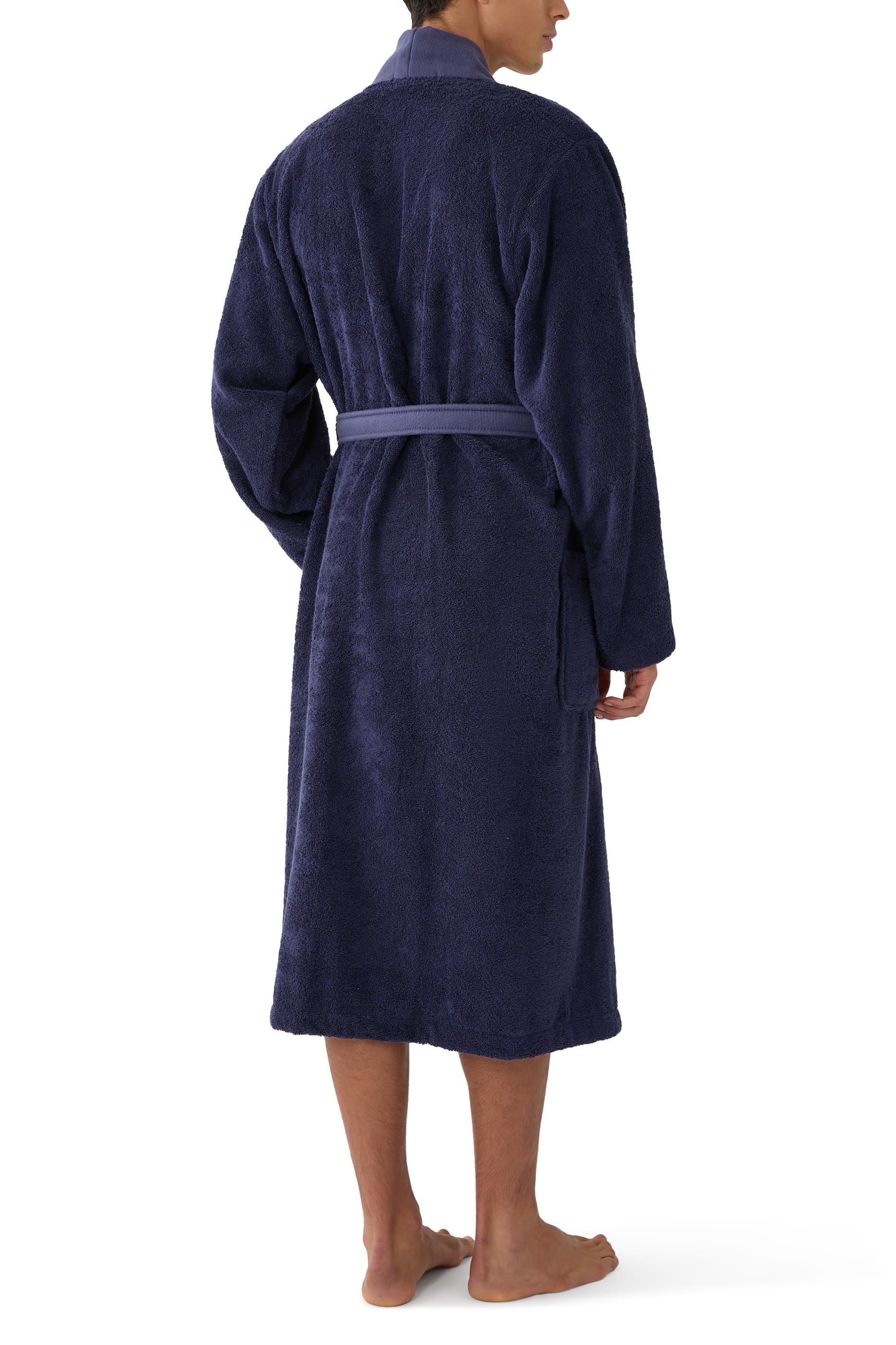 Logo-Lapel Dressing Gown