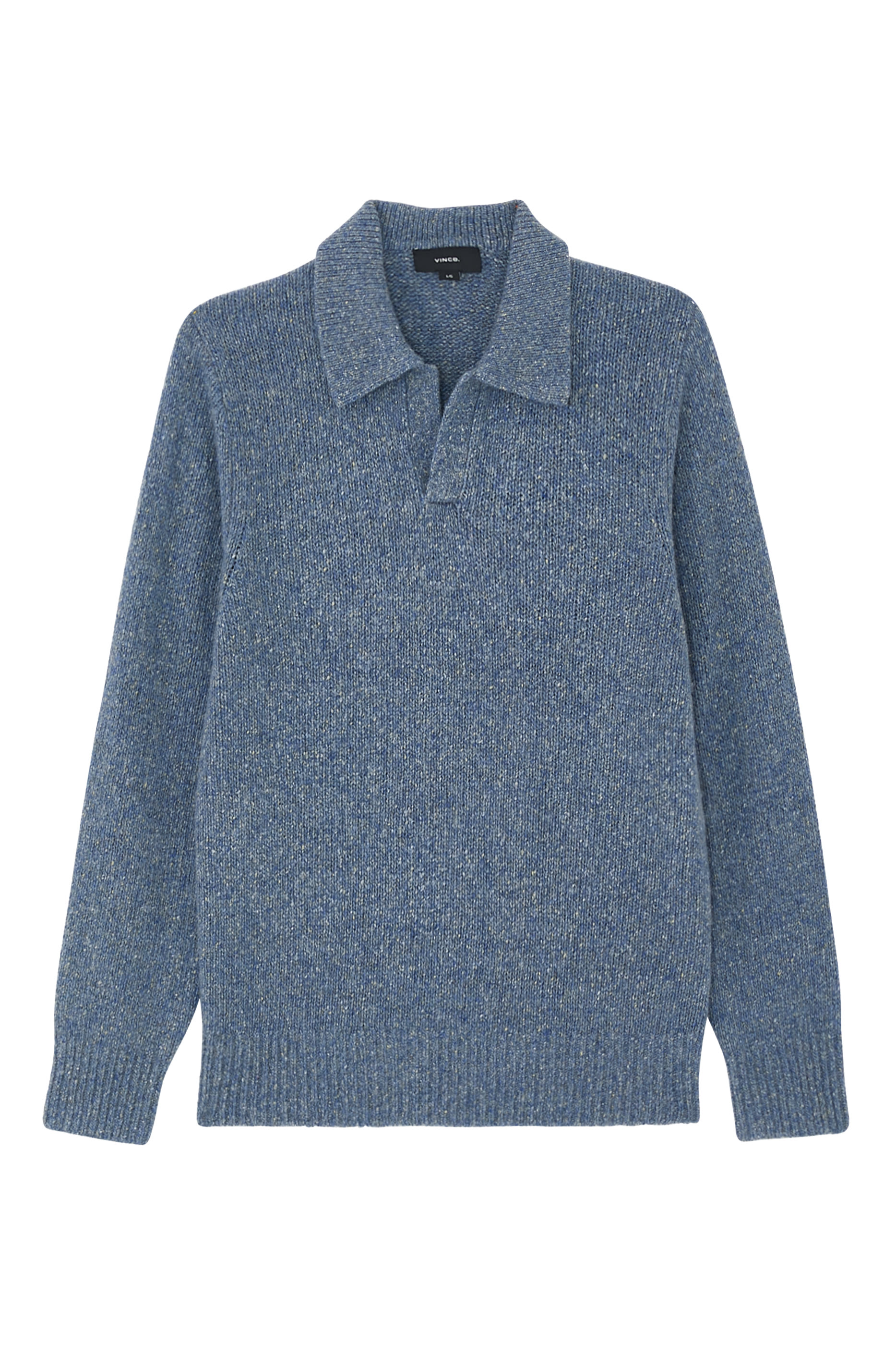 Split Mock Donegal Knit Polo