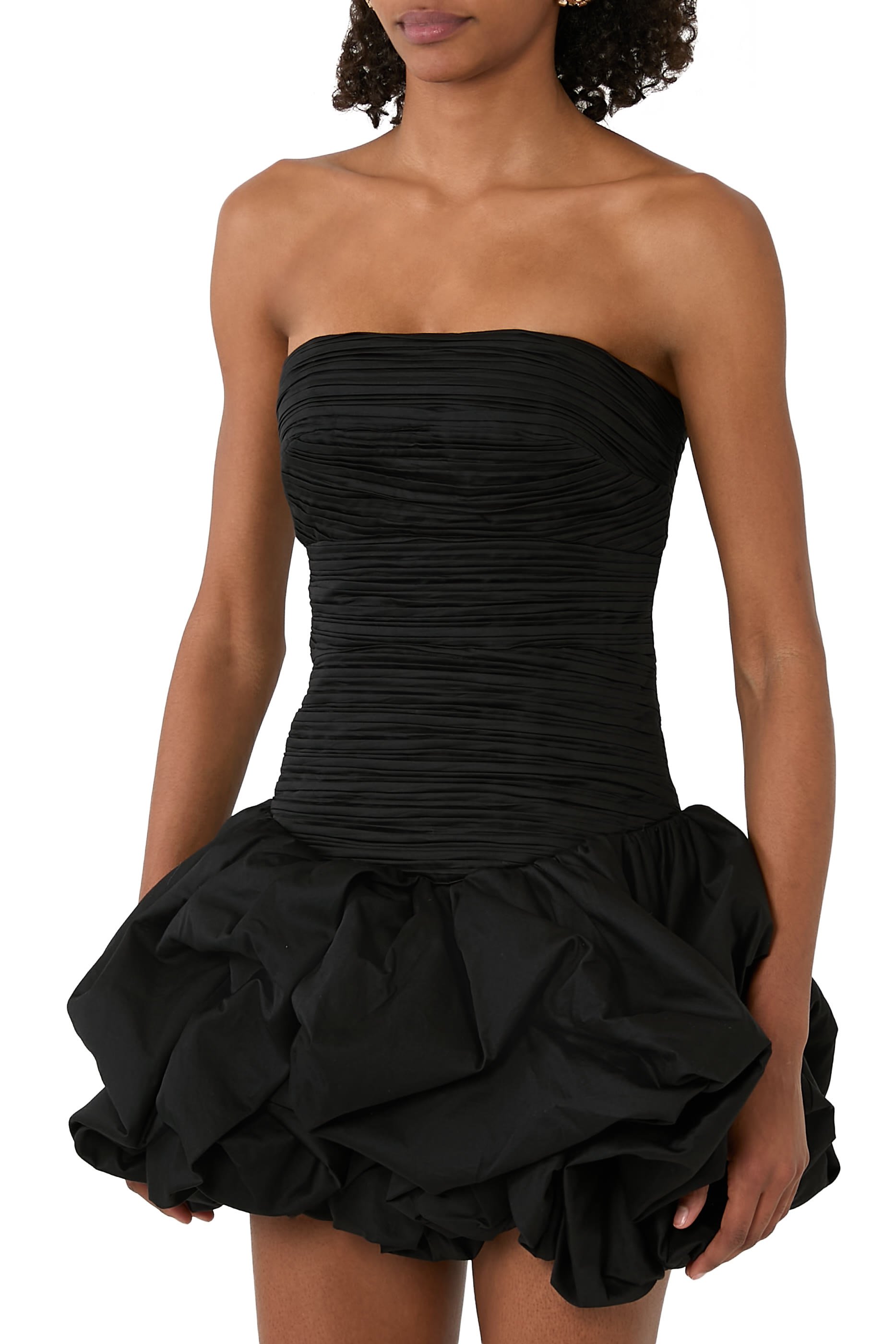 Violette Bubble Hem Mini Dress