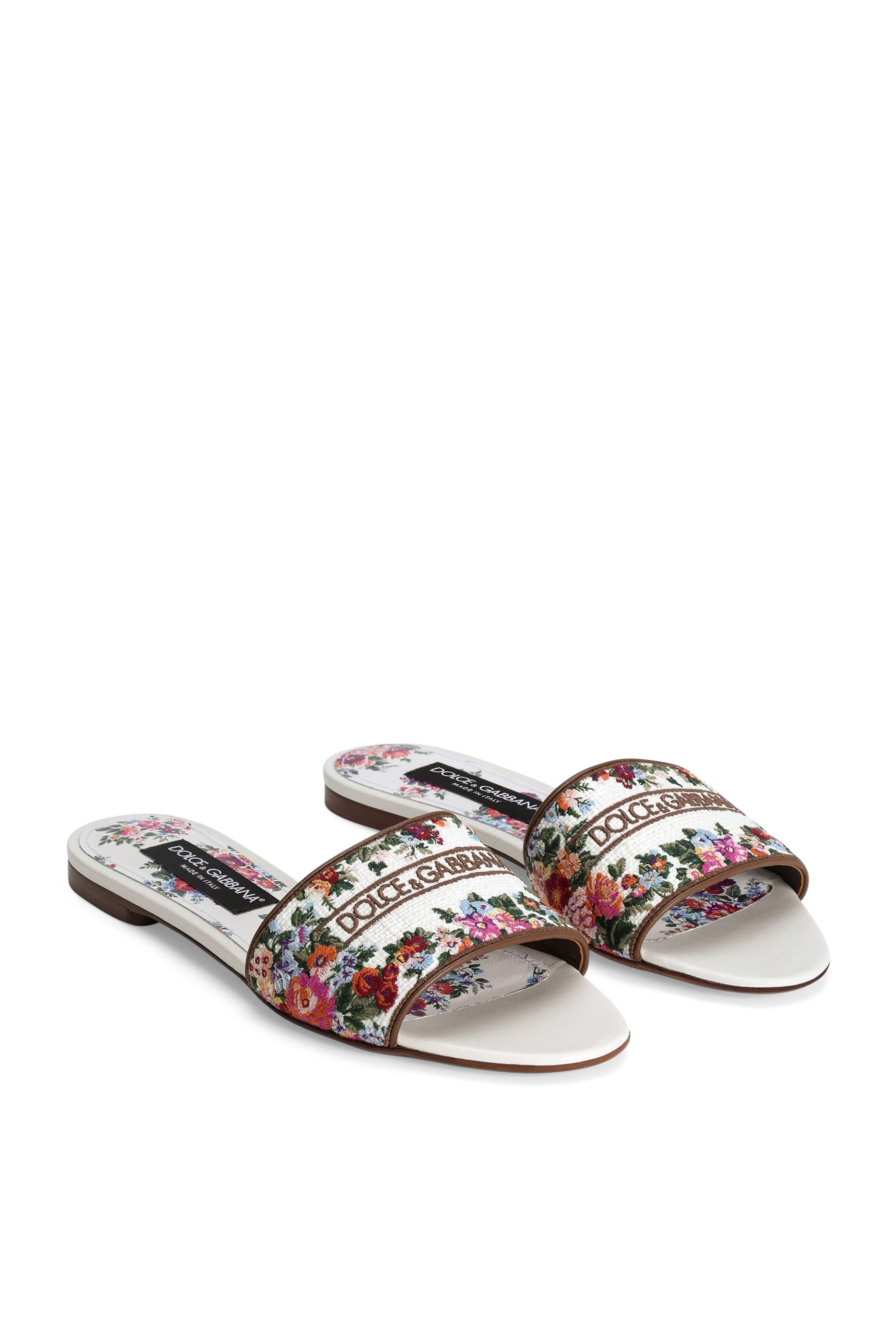 Embroidered Slides
