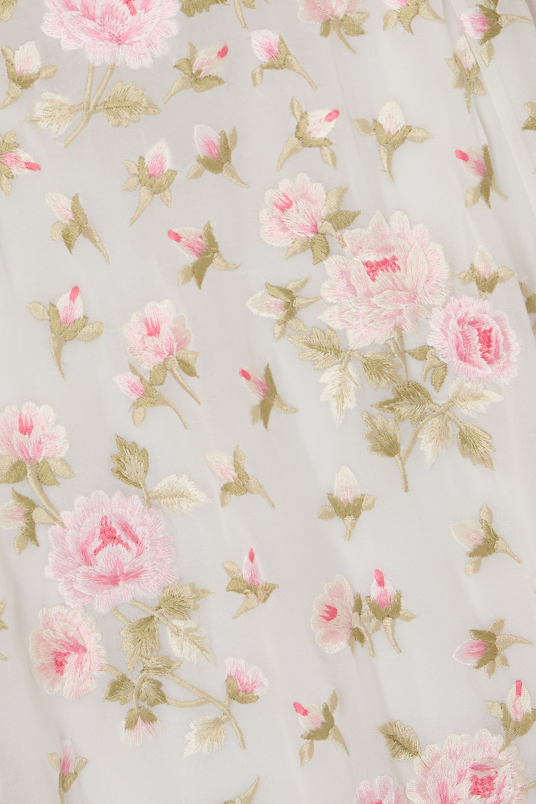 Rose Bloom Georgette Gown