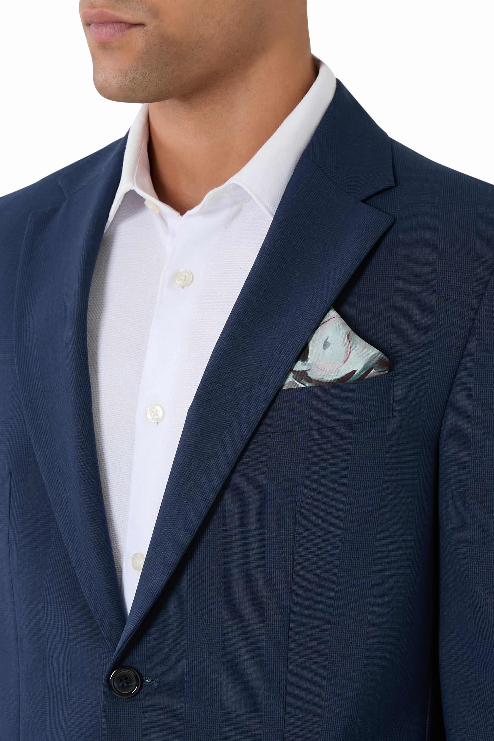 Horse Print Silk Pocket Square