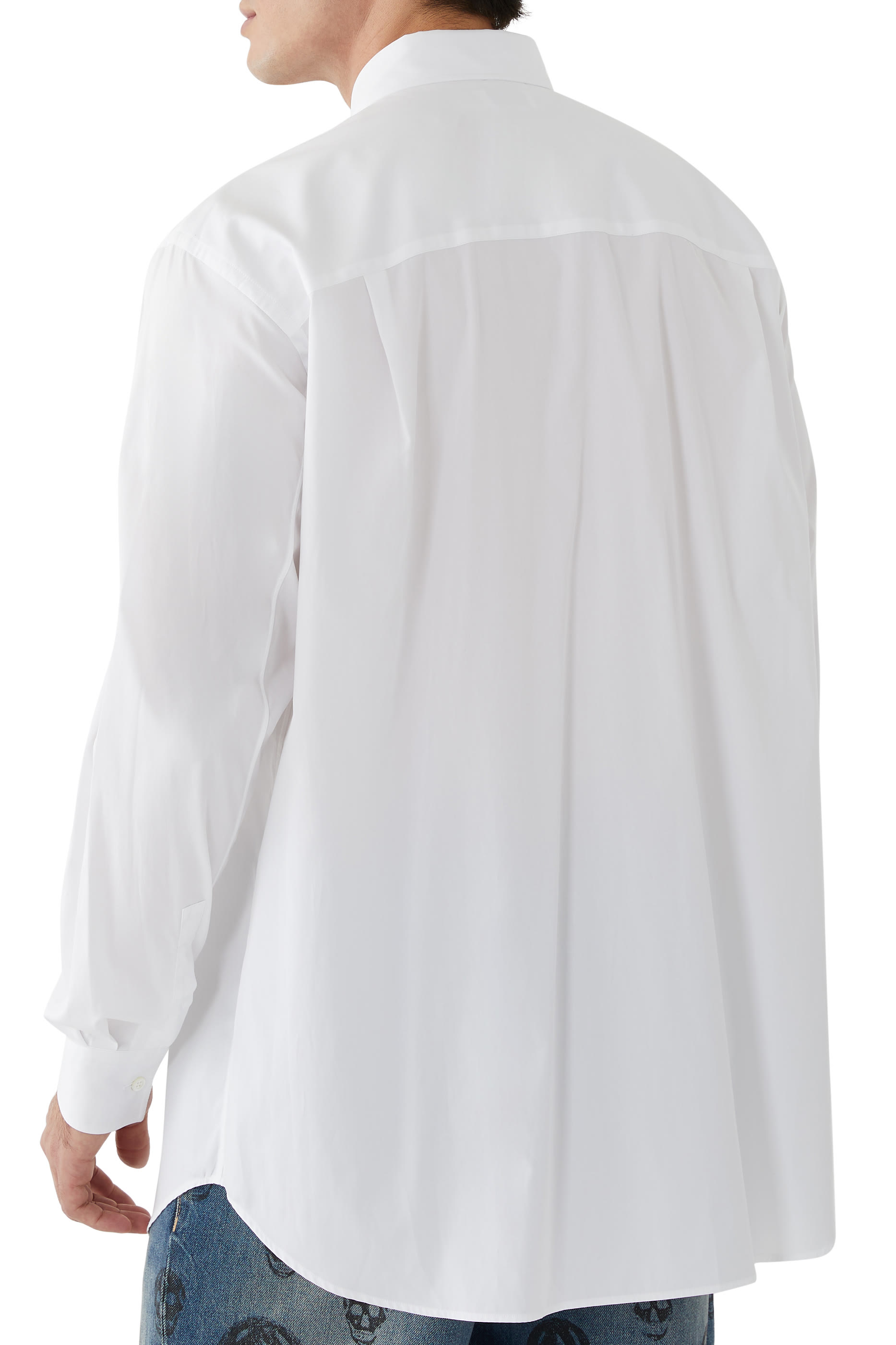 Cross-Bar Chain Shirt