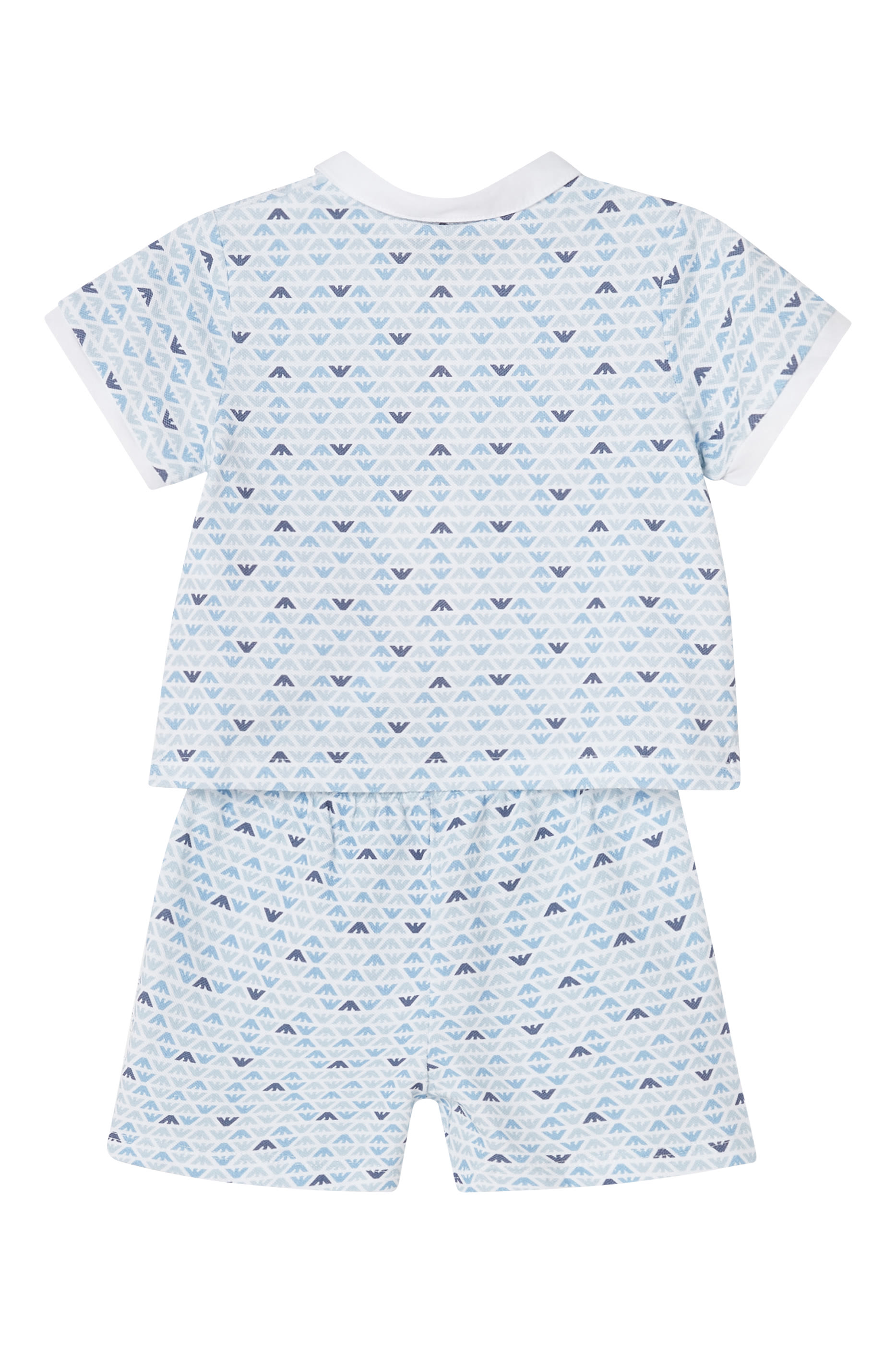 Kids Eagle Polo Shirt & Shorts Set
