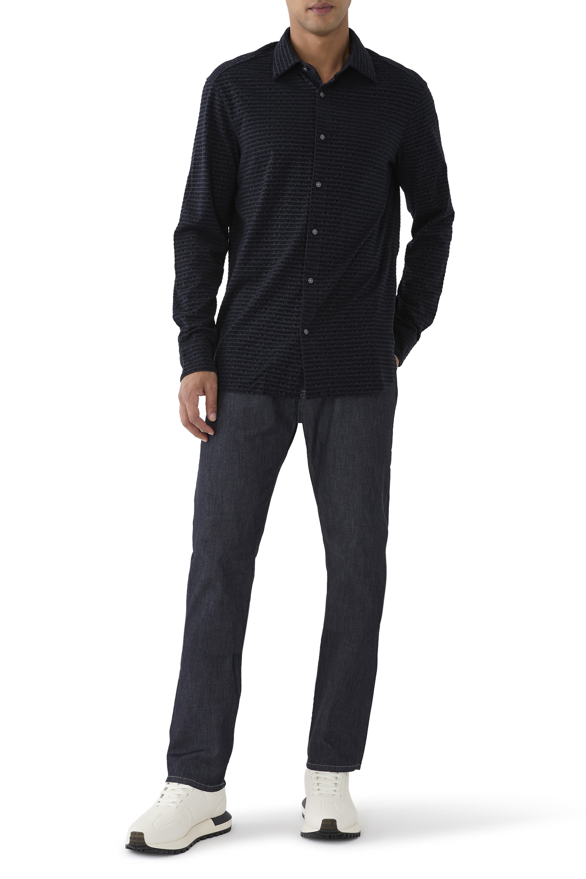 Straight Denim Pants