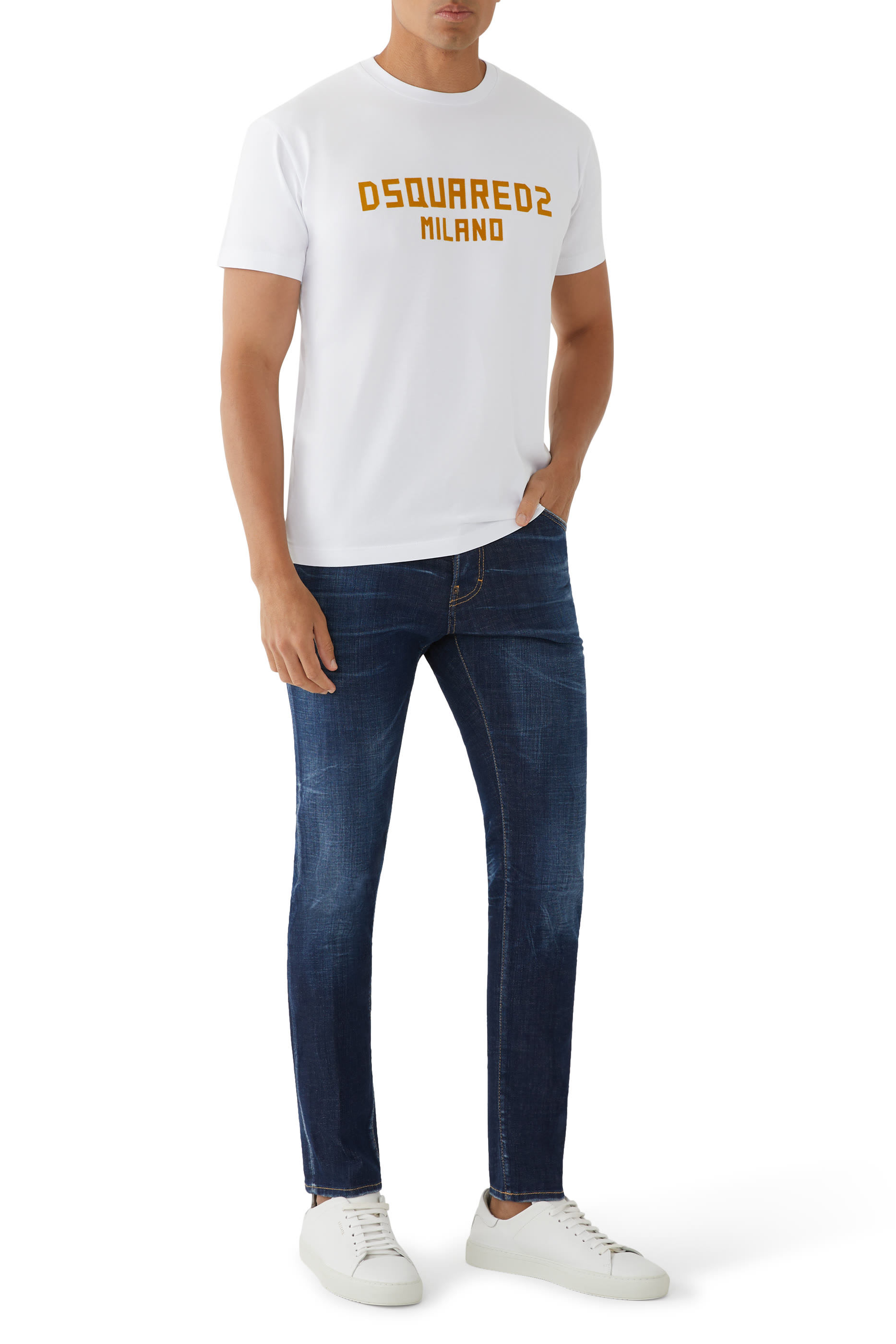 Dark Clean Wash Cool Guy Jeans