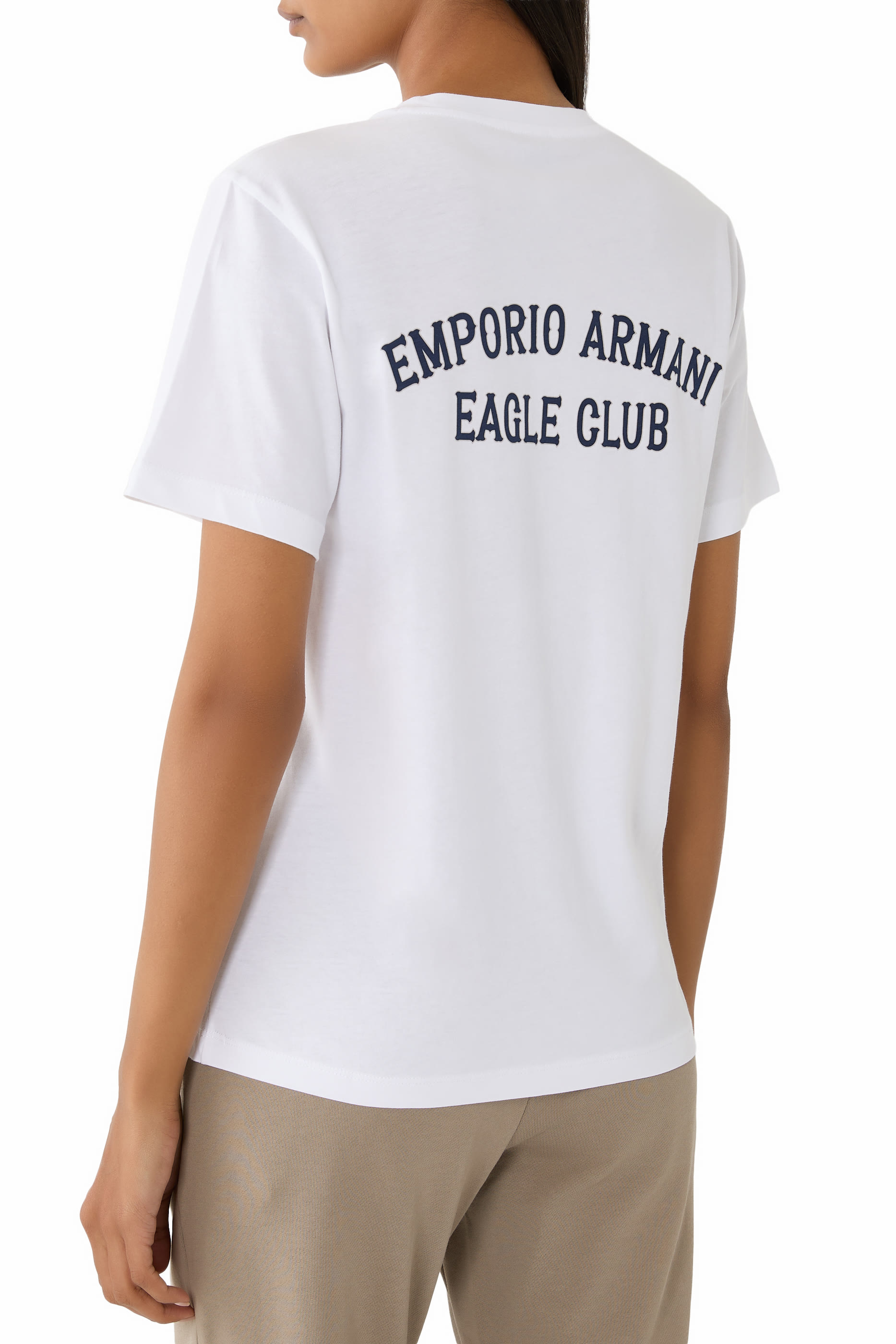 Eagle Club Print Jersey T-Shirt