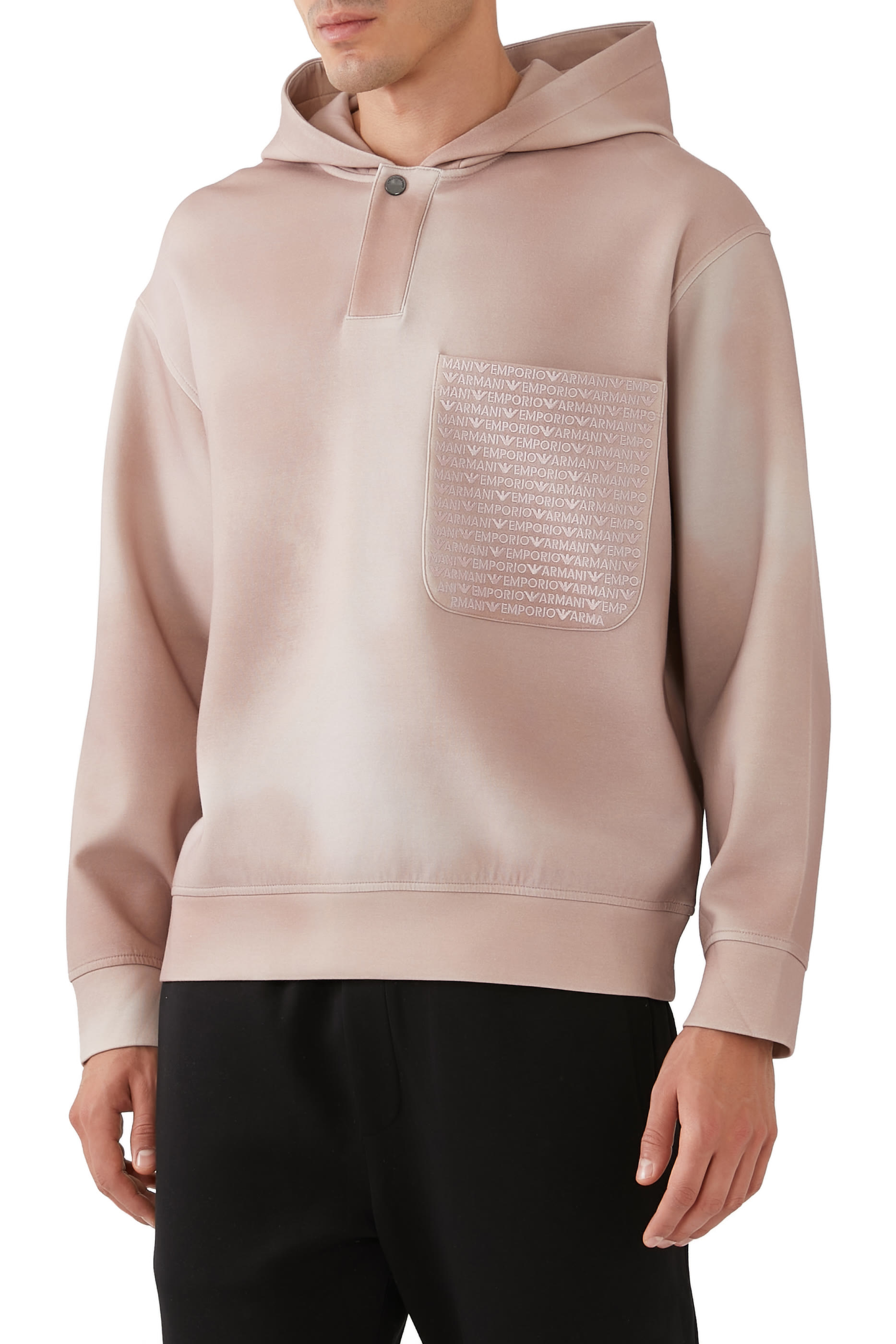 Micro EA Logo Jersey Hoodie