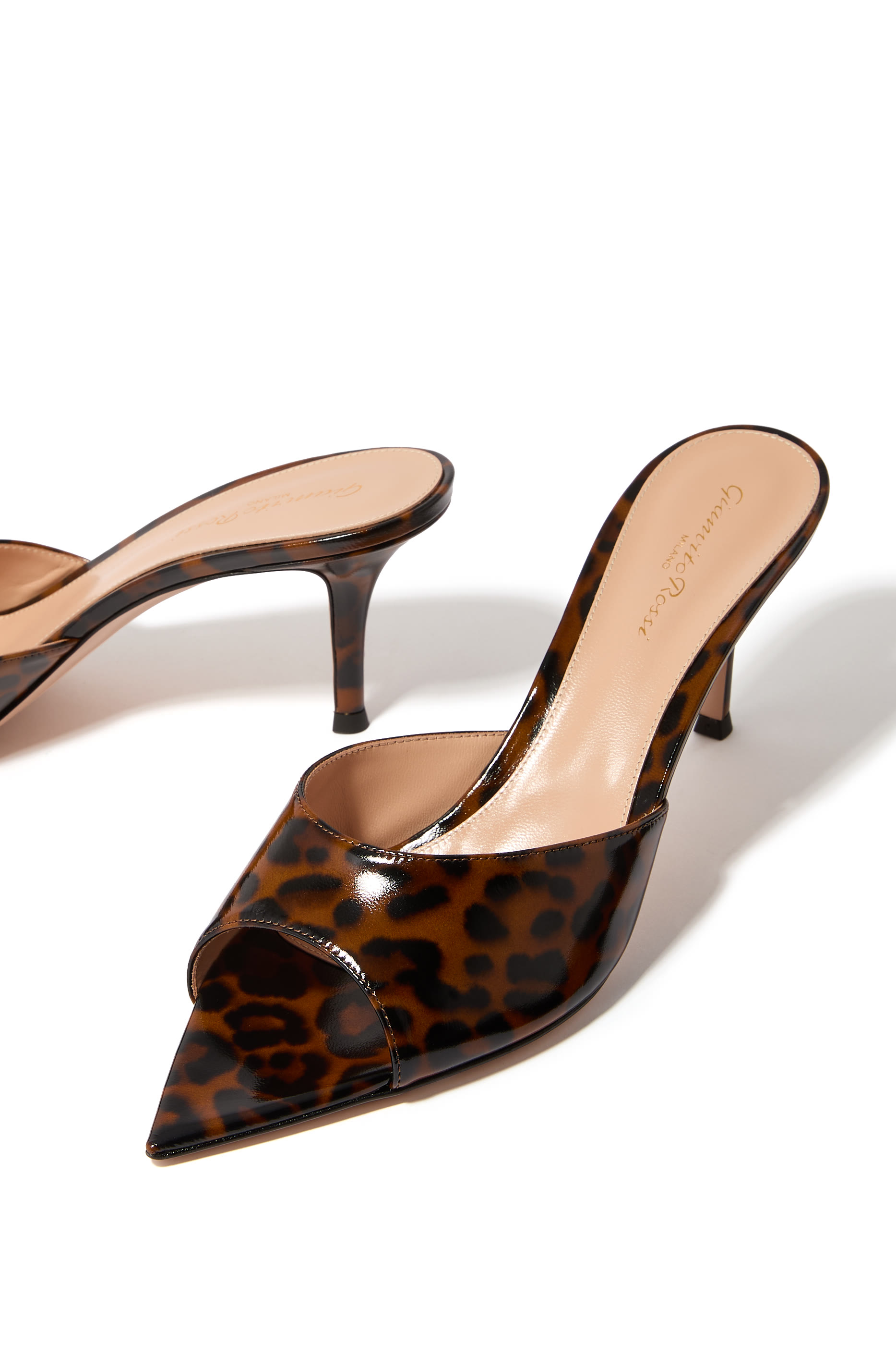 Elle 70 Patent Leather Mules