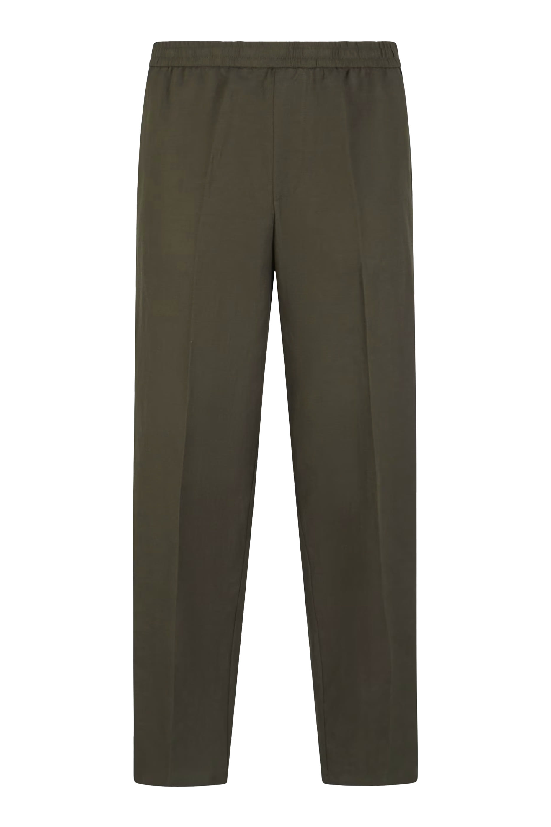 Linen and Lyocell Chino Trousers