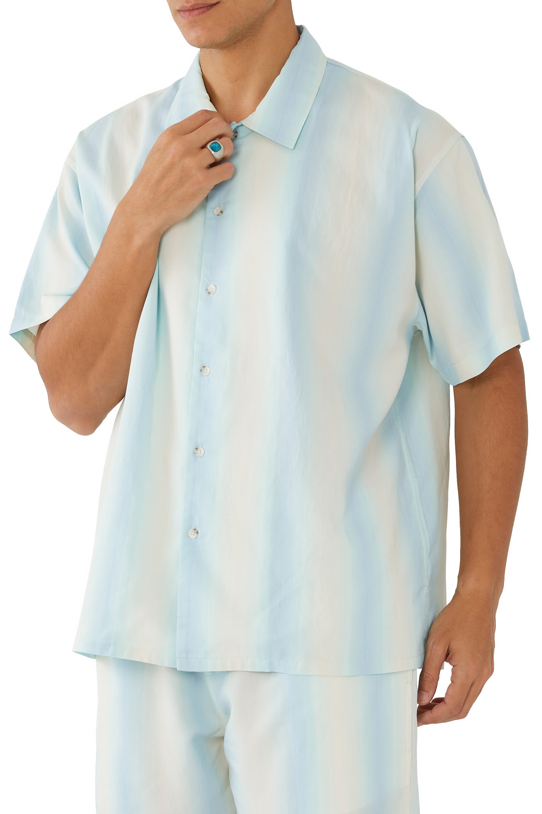 Oversized Striped Shirt