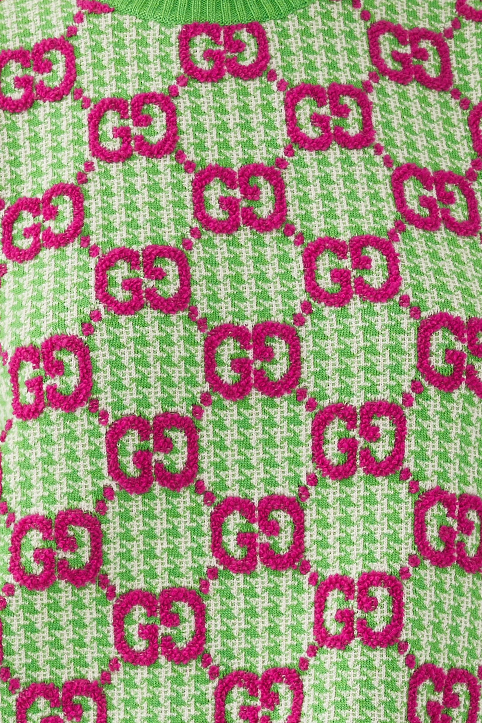 GG Wool Houndstooth Dress