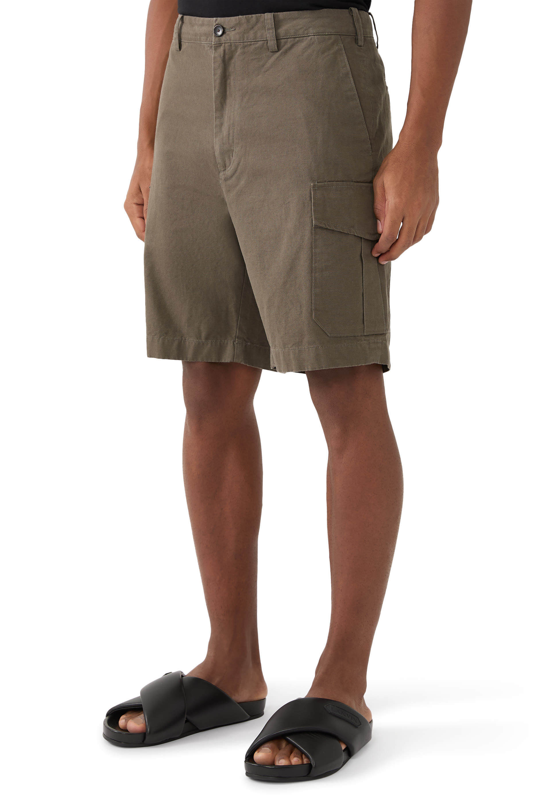 Straight-Leg Cargo Shorts