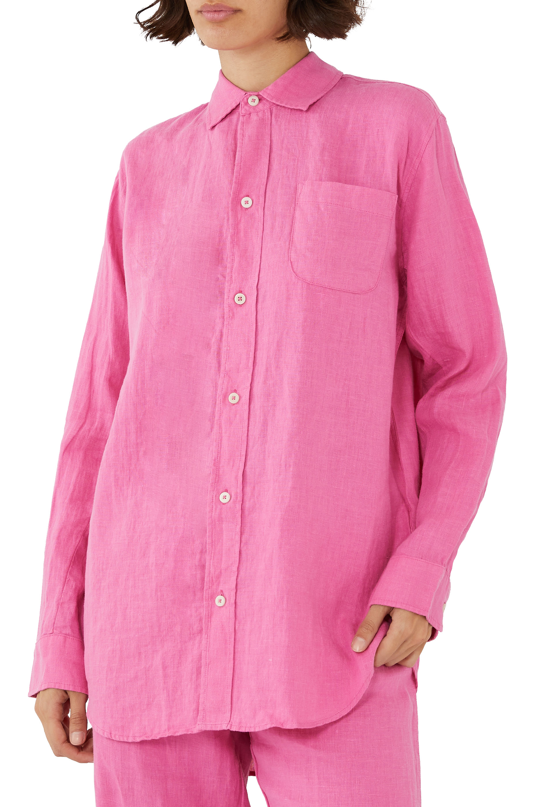 Lounge Shirt in Linen