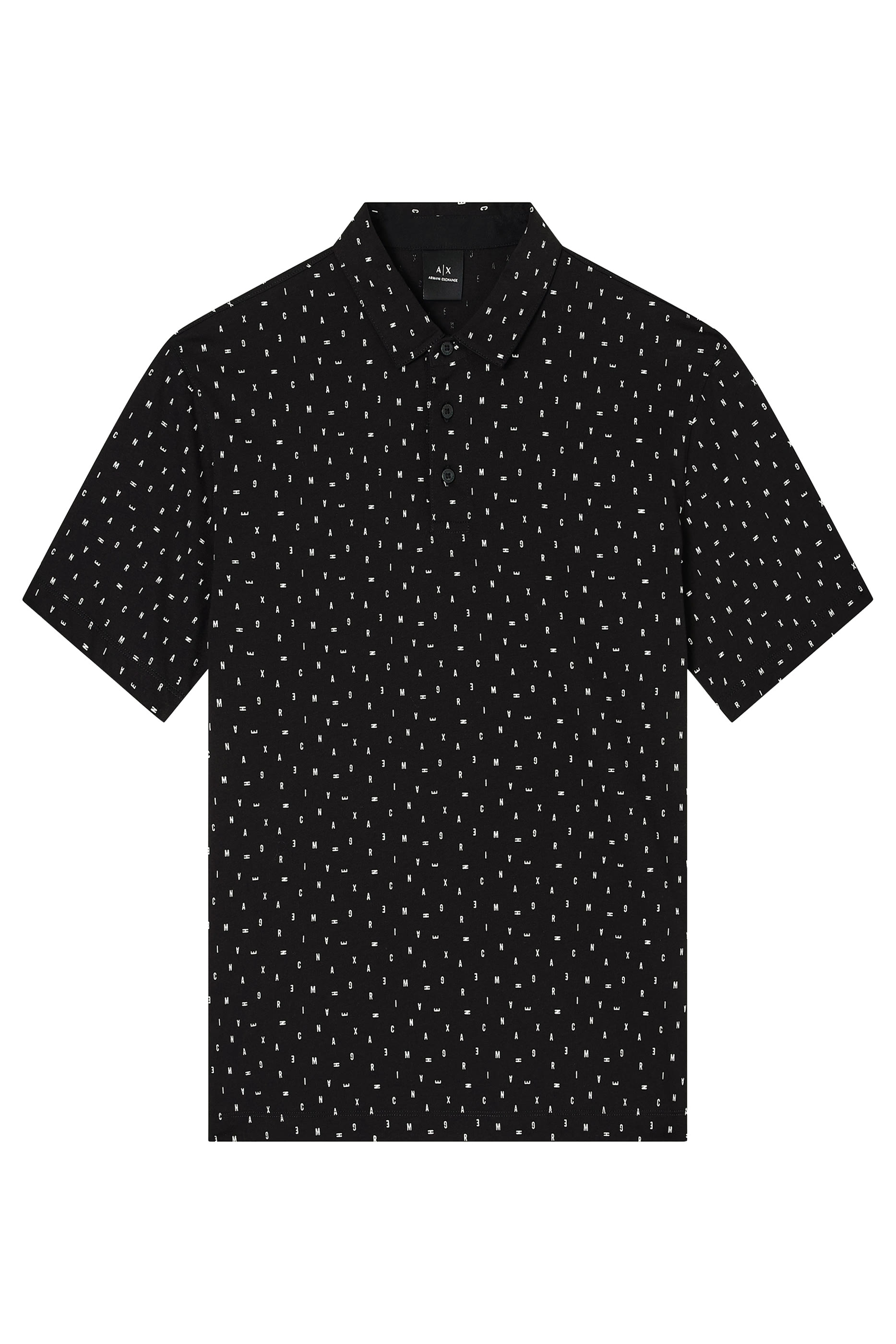 Logo Pattern Polo Shirt