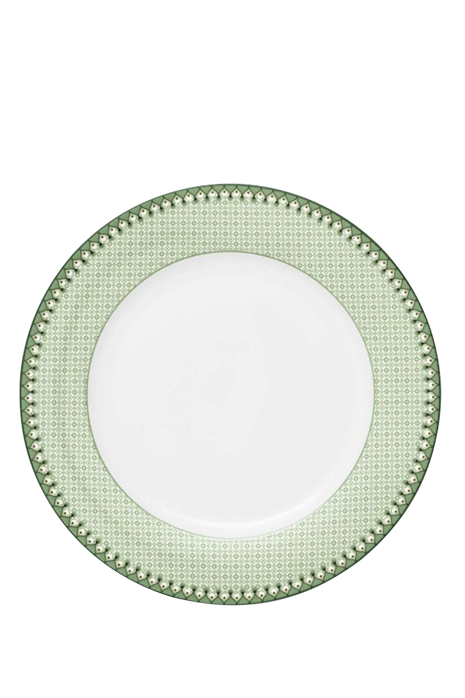 Lily & Lotus Tiles Dinner Plate