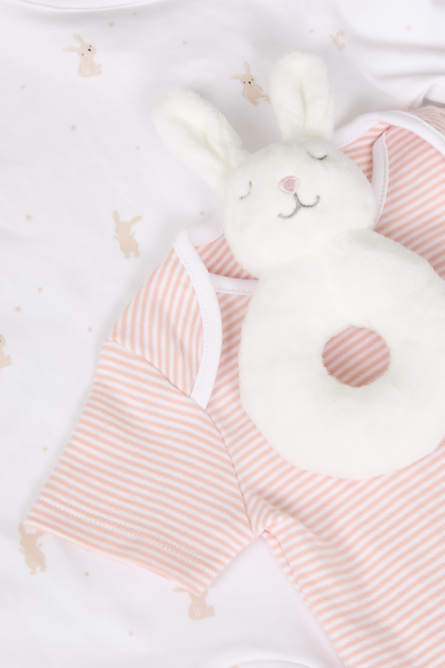 Kids Organic Cotton Little Bunny Welcome Gift Set 