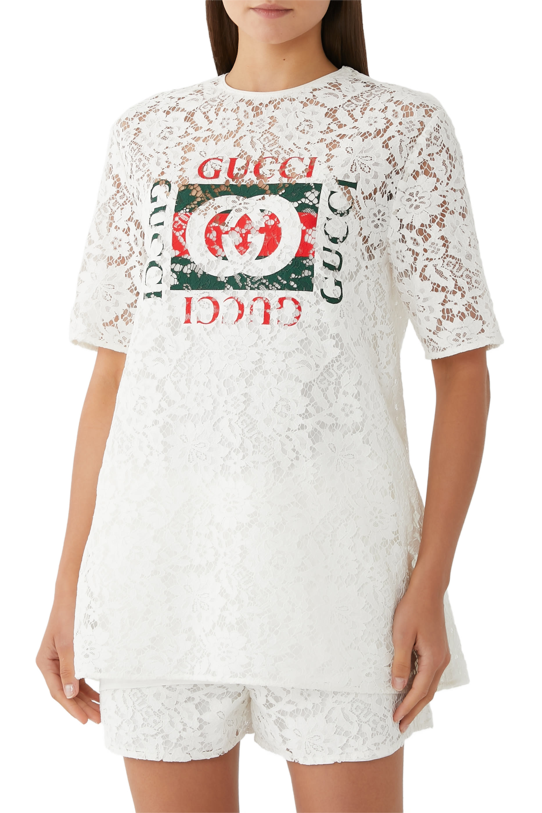 Floral Lace Cotton Top