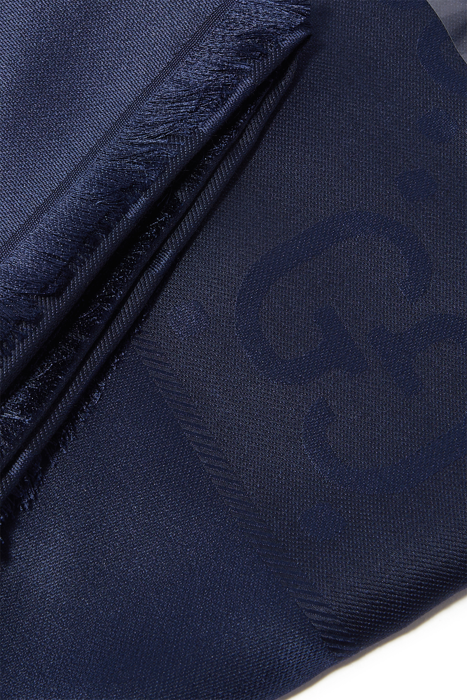 GG Jacquard Silk Wool Shawl