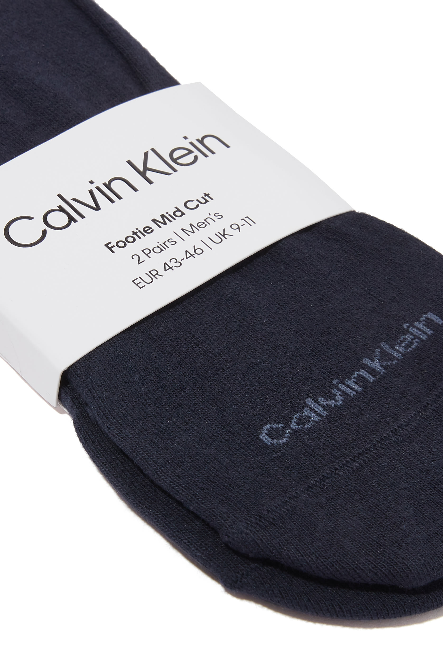 Luca Combed Cotton Trainer Socks, Set of Two