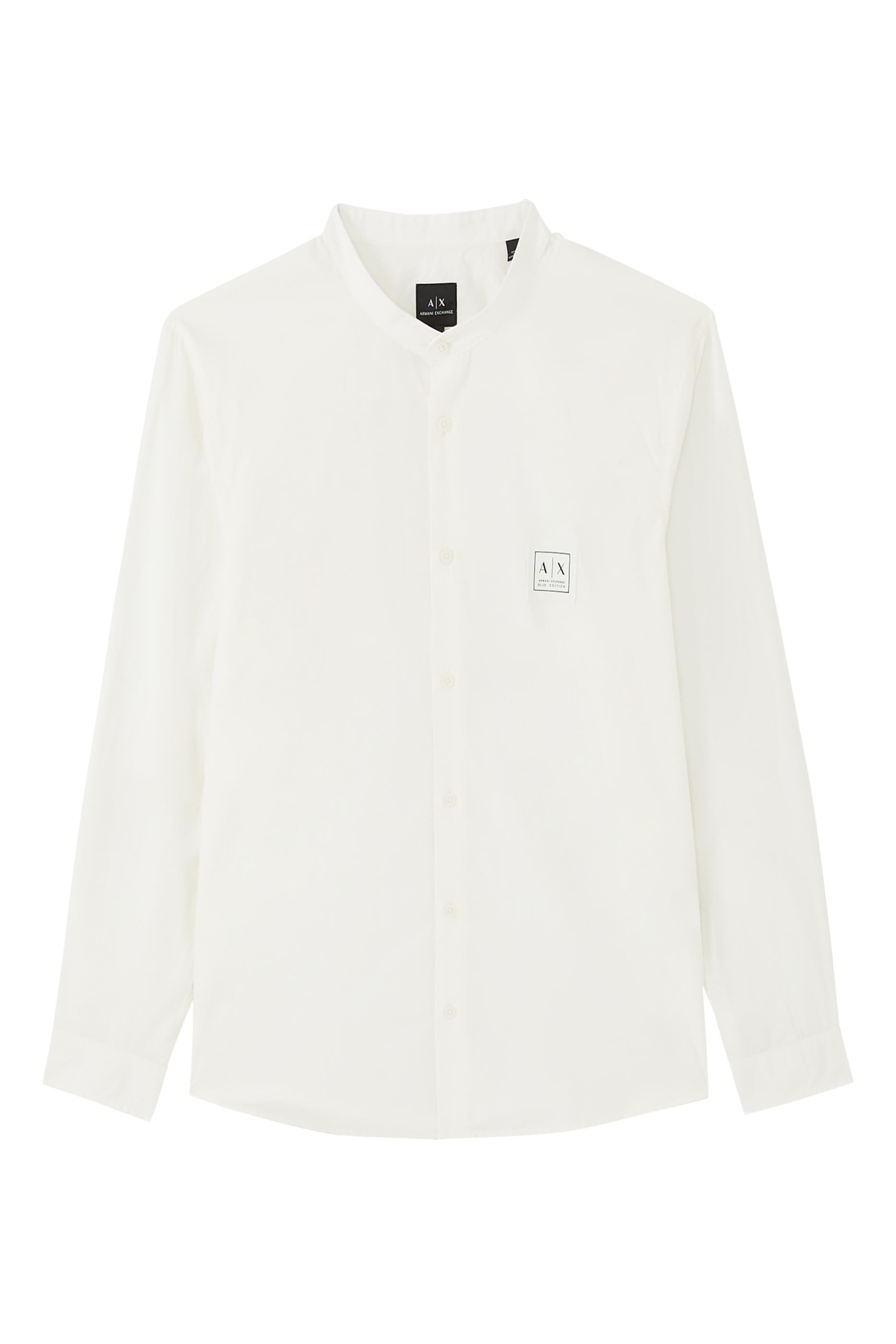AX Logo Tessuto Long Sleeve Shirt
