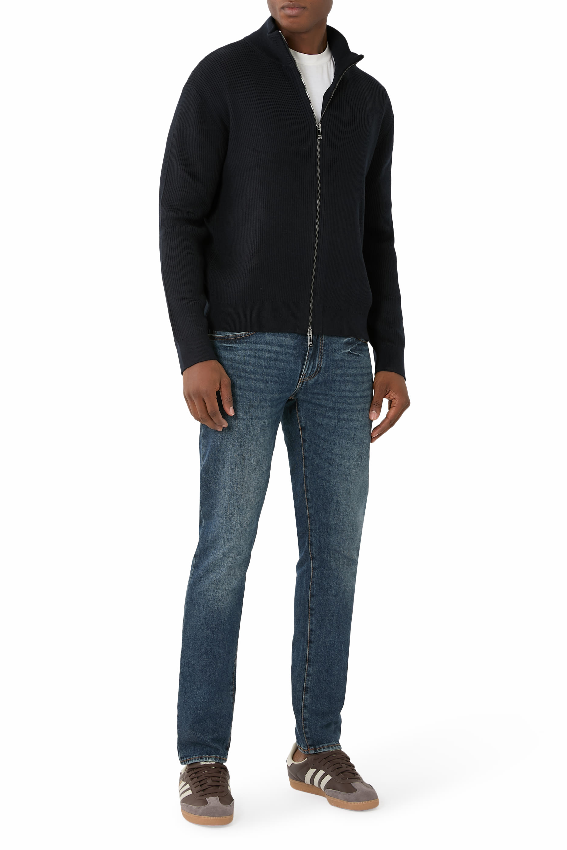 Marina Full-Zipper Cardigan