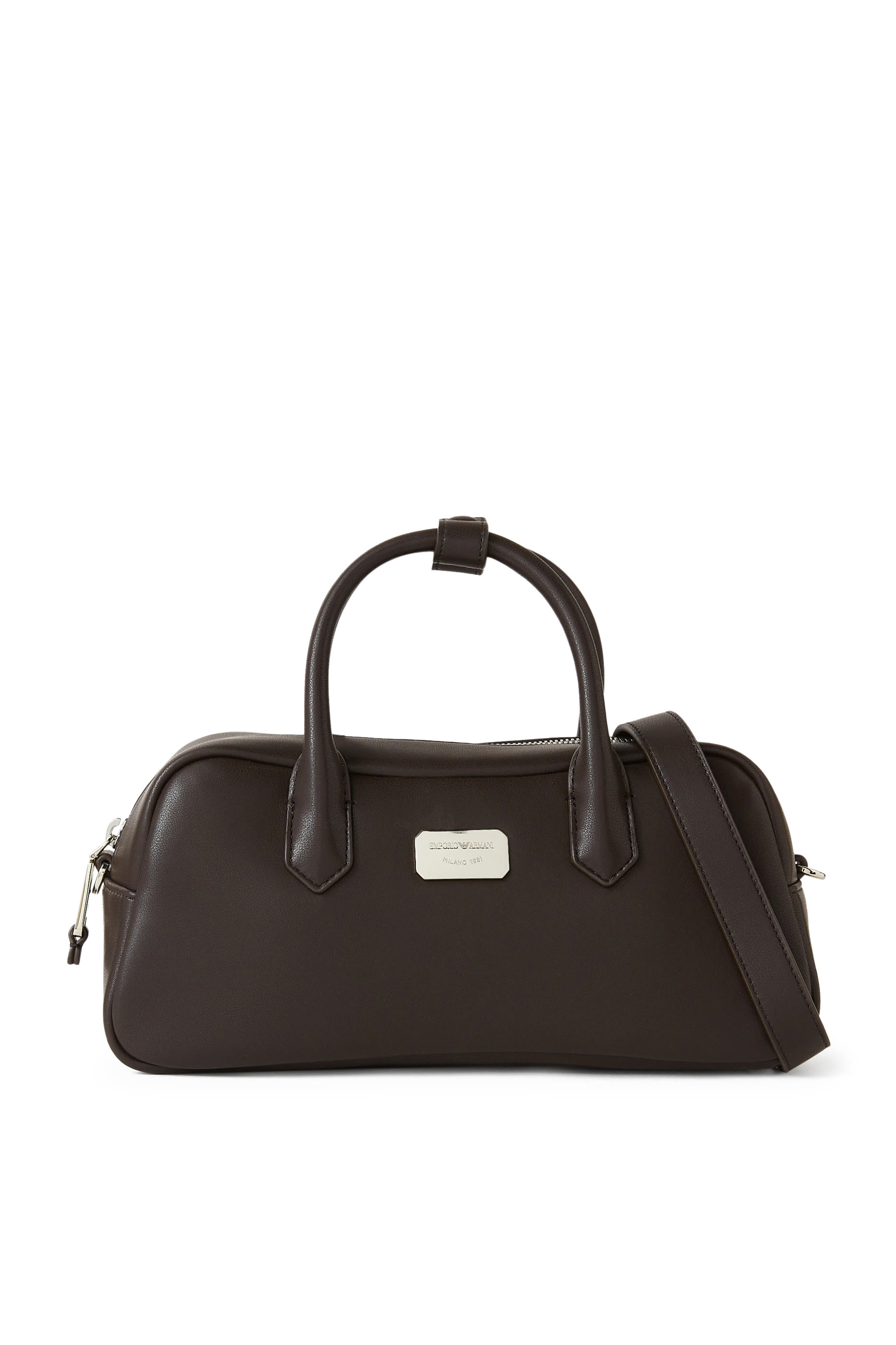 Logo Leather Tote Bag