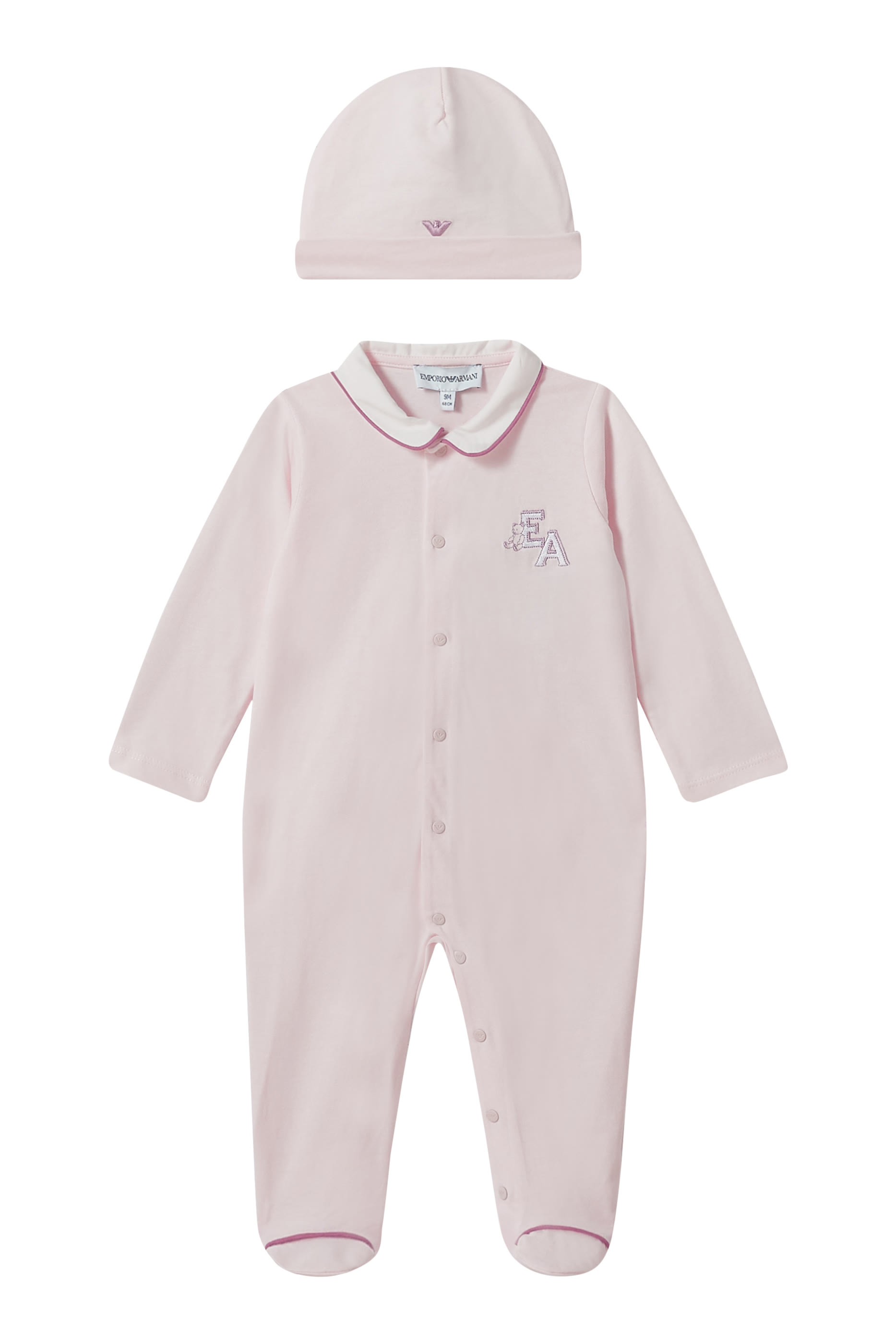 Kids EA Logo Bodysuit & Hat Set
