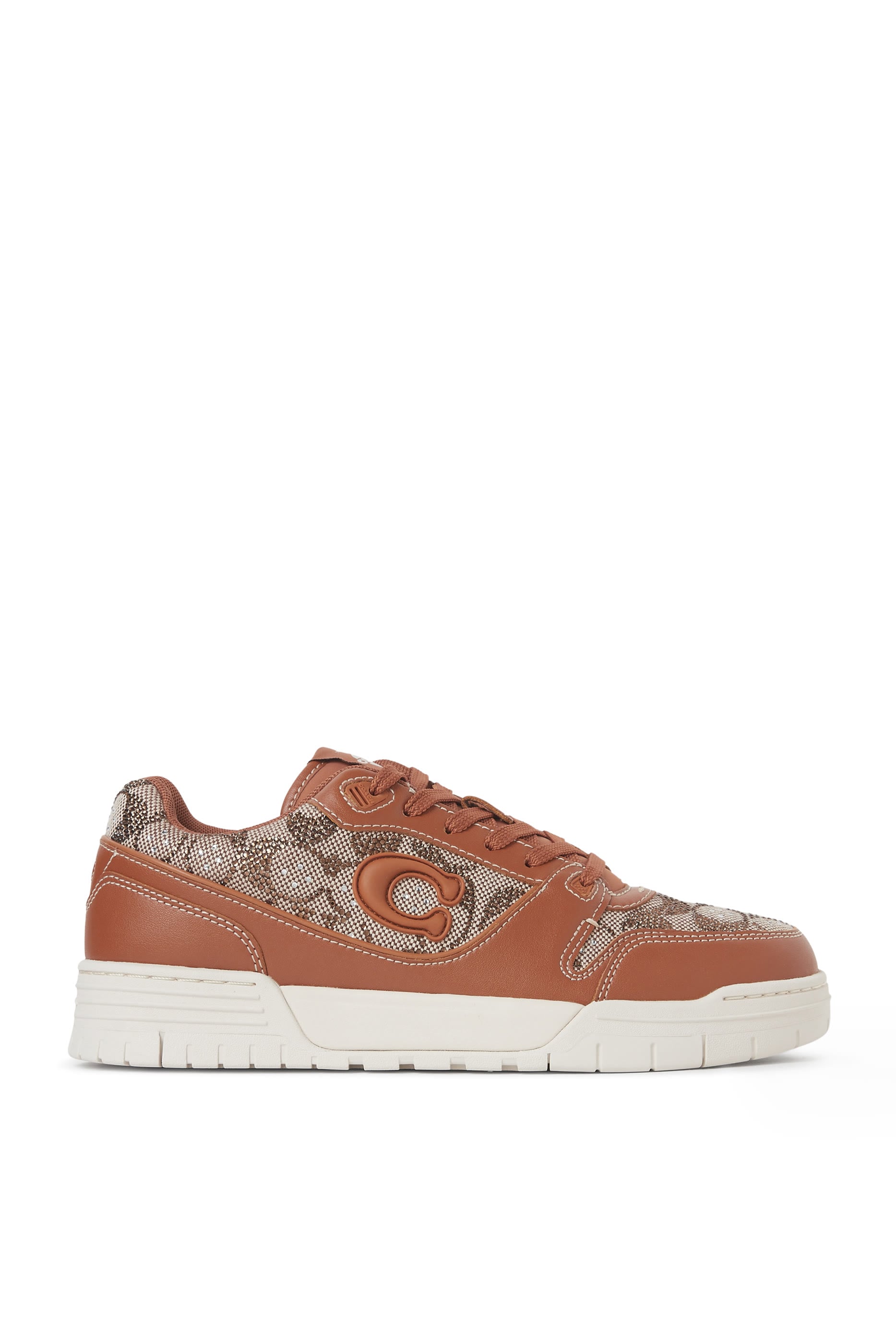 Soho Sneakers in Crystal Signature Jacquard
