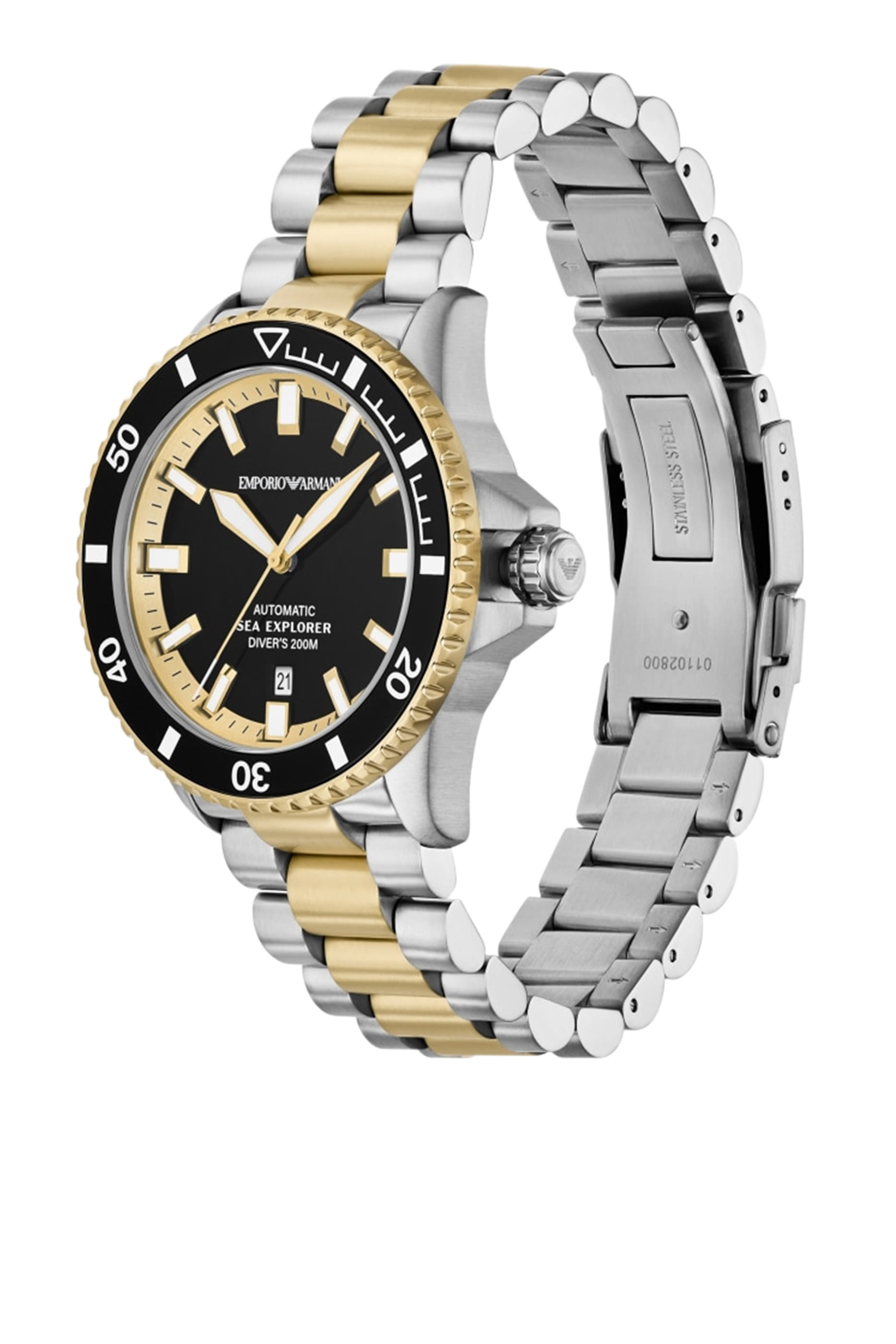 Sea Explorer Automatic Two-Tone Stainless Steel Watch