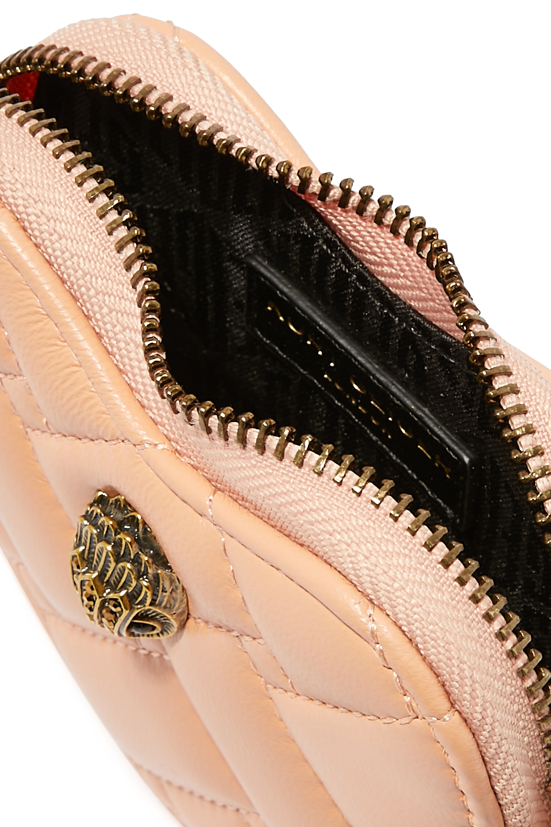 Kensington Croc-Embossed Heart Micro Crossbody Bag