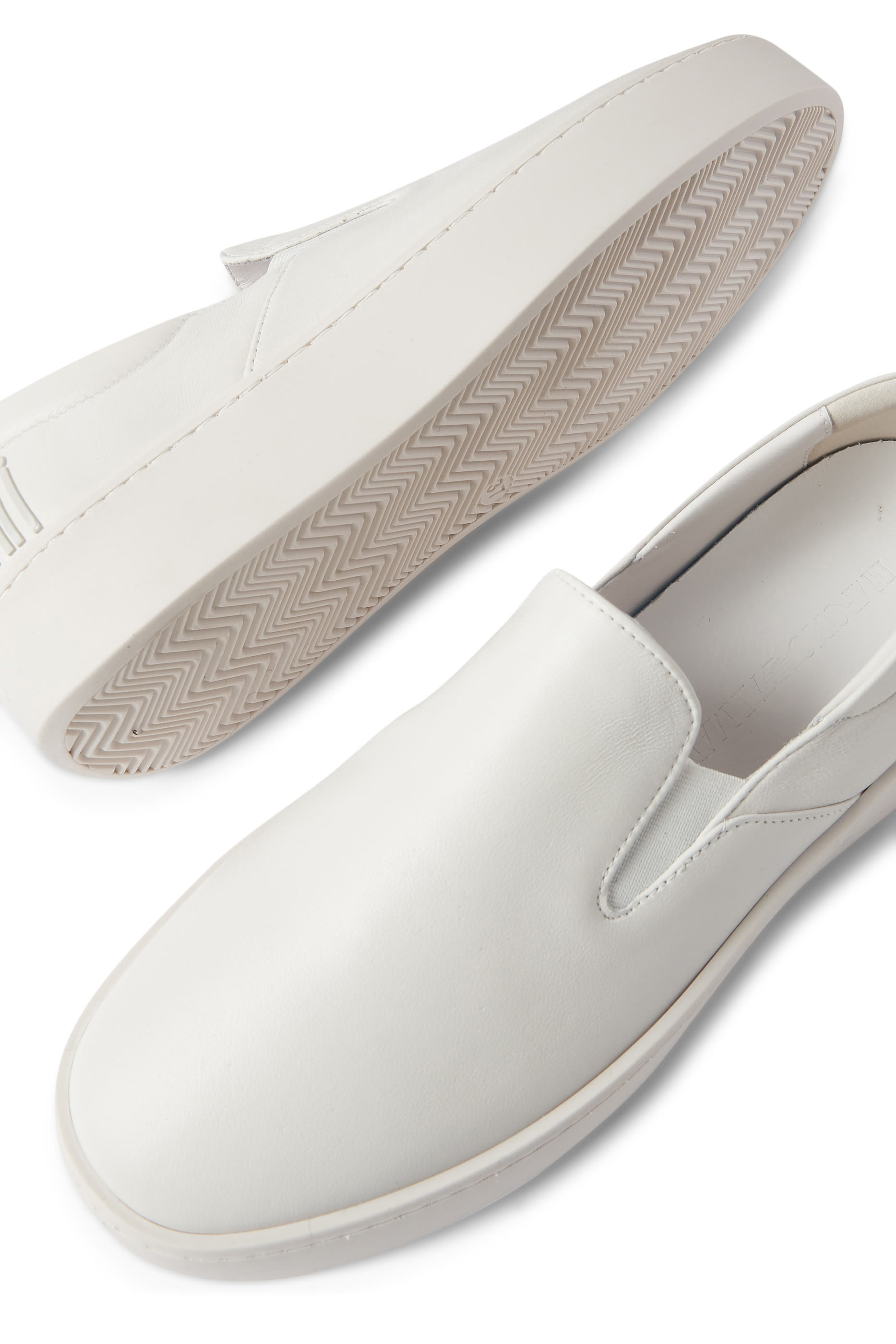 Nappa Leather Slip-On Sneakers