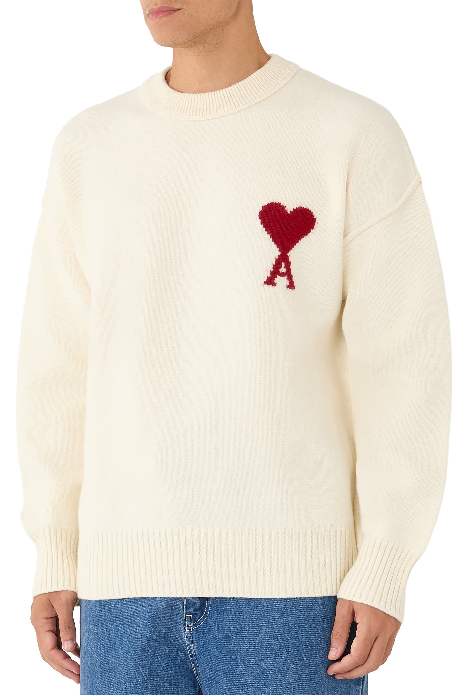 Crewneck Wool Sweater 