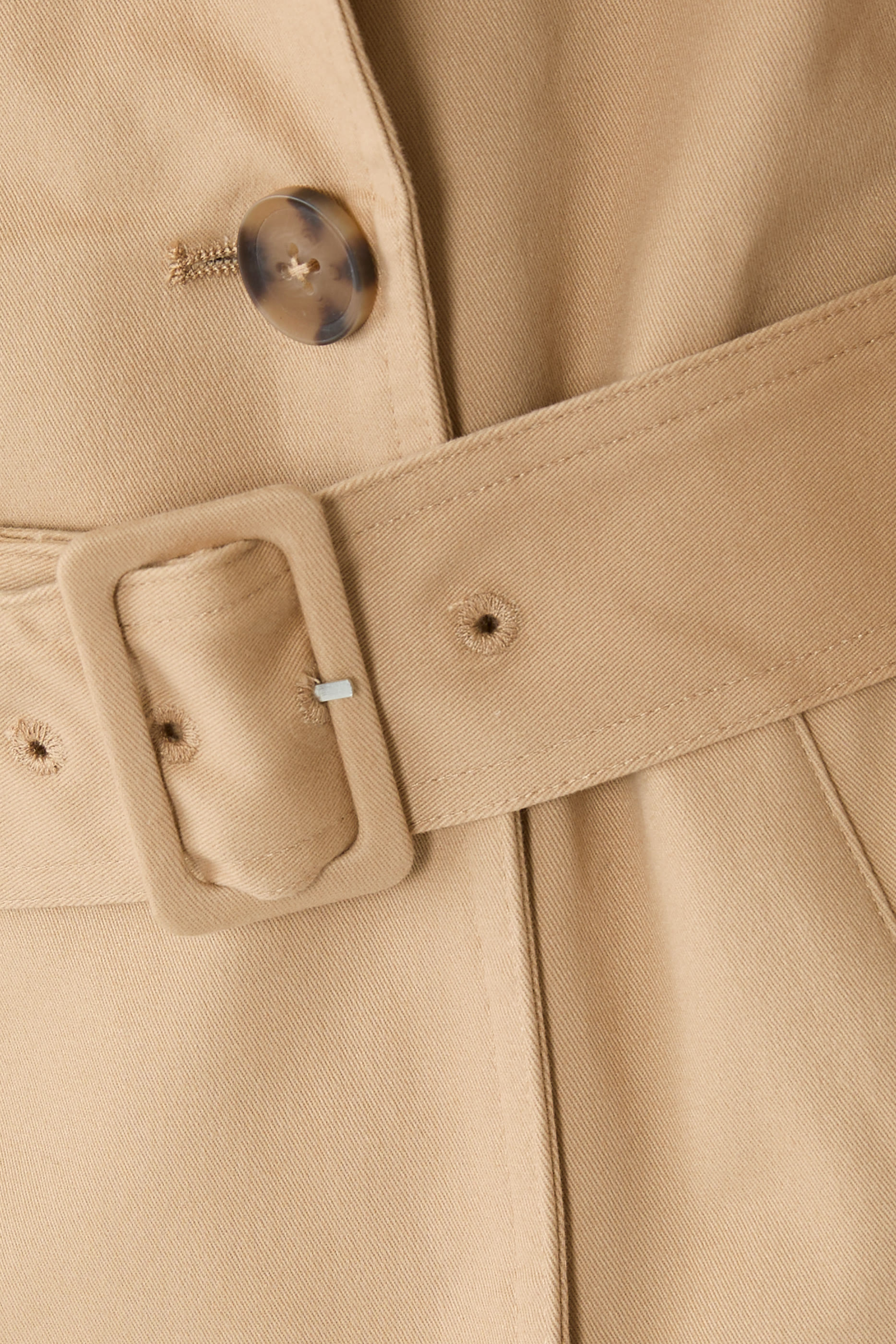 Cropped Trench Jacket