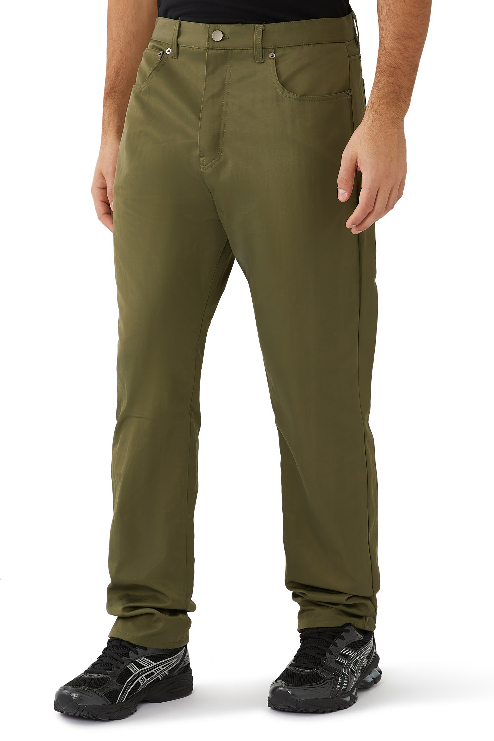 Essentials Textured Nylon 5-Pocket Pants