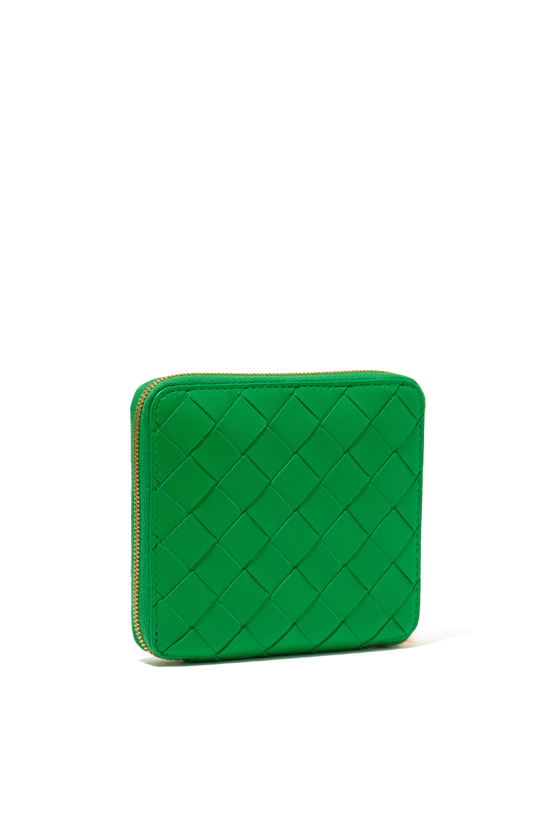 Zip Around Intrecciato Wallet