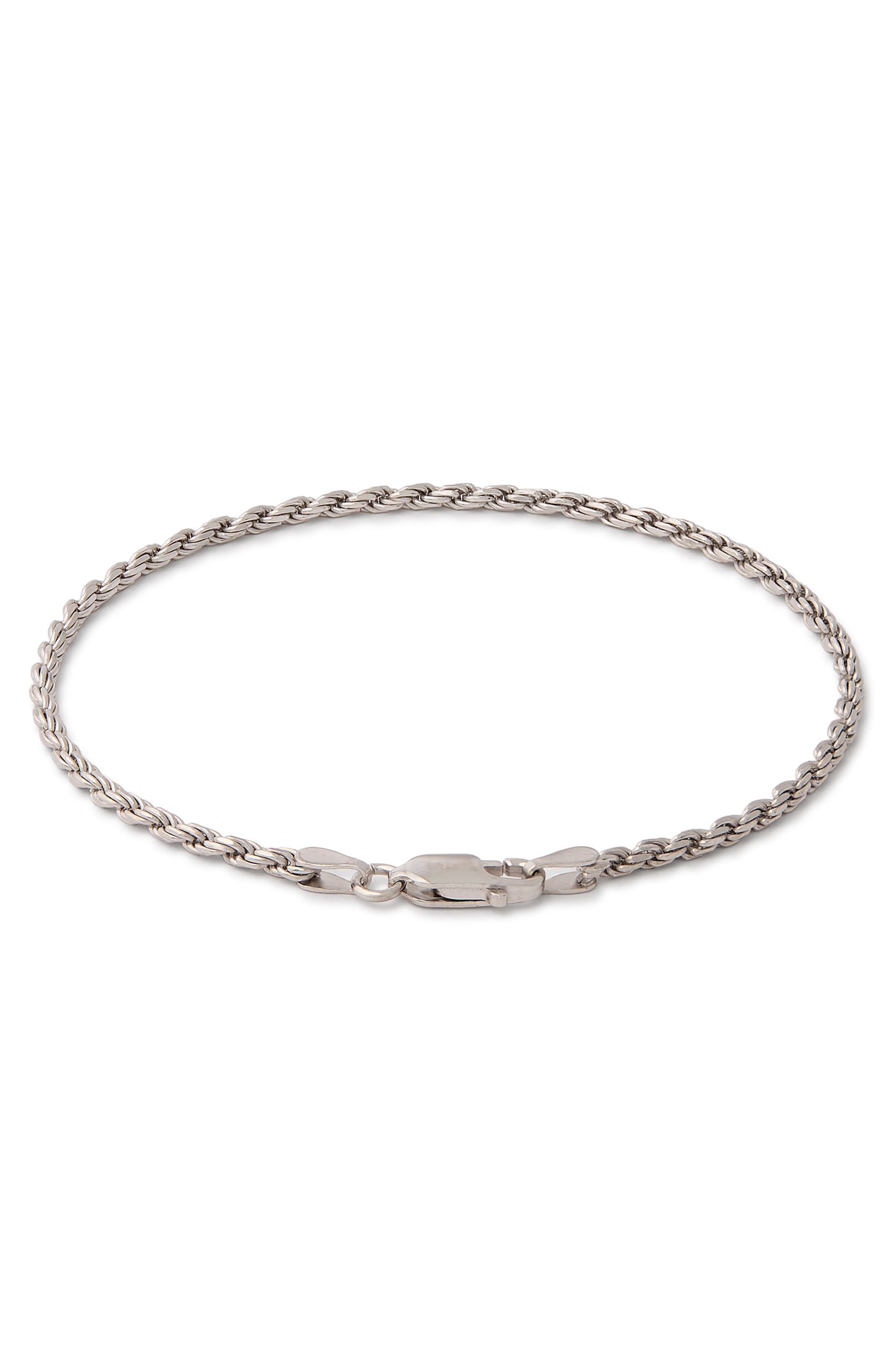 Rope Chain Bracelet, Sterling Silver