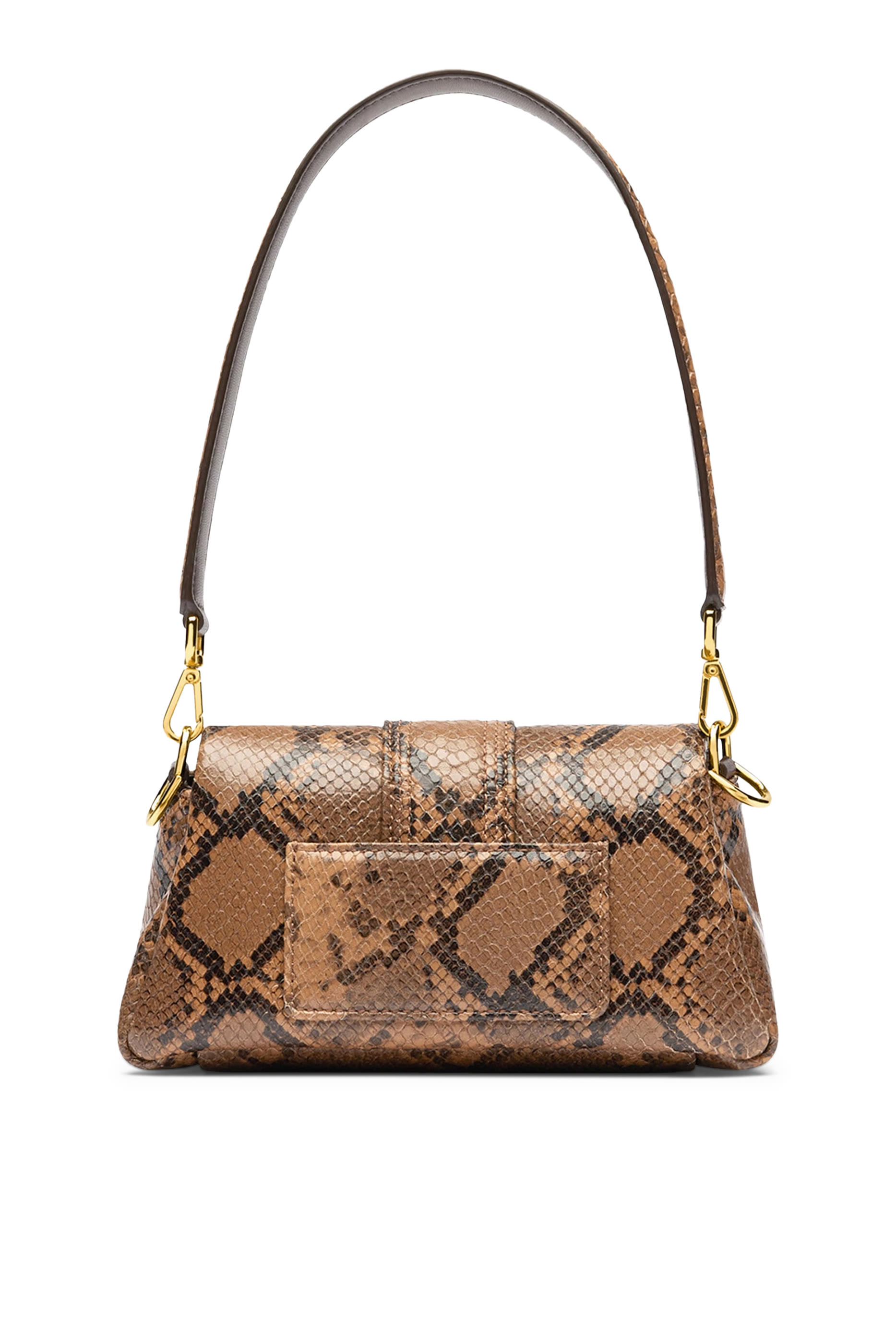 Le Petit Bambimou in Padded Python-Print Leather