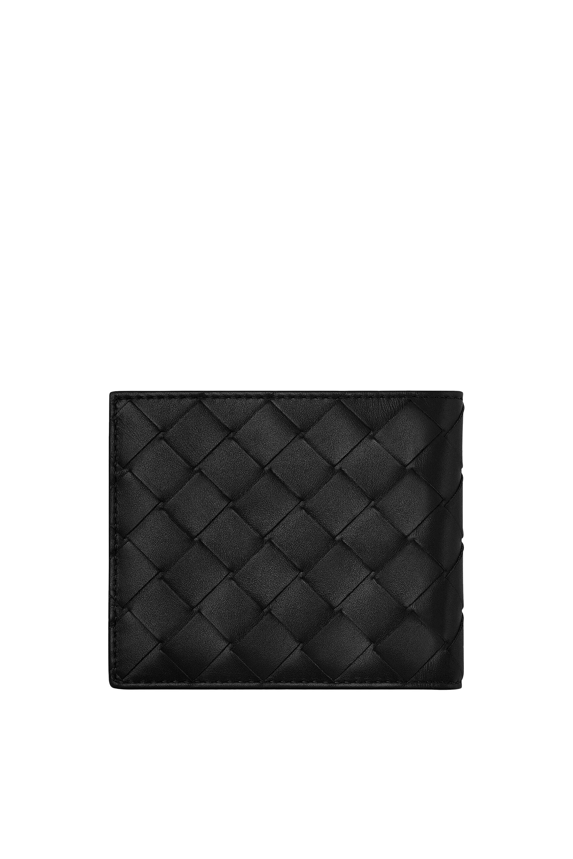 Intrecciato Bi-Fold Wallet with Coin Purse